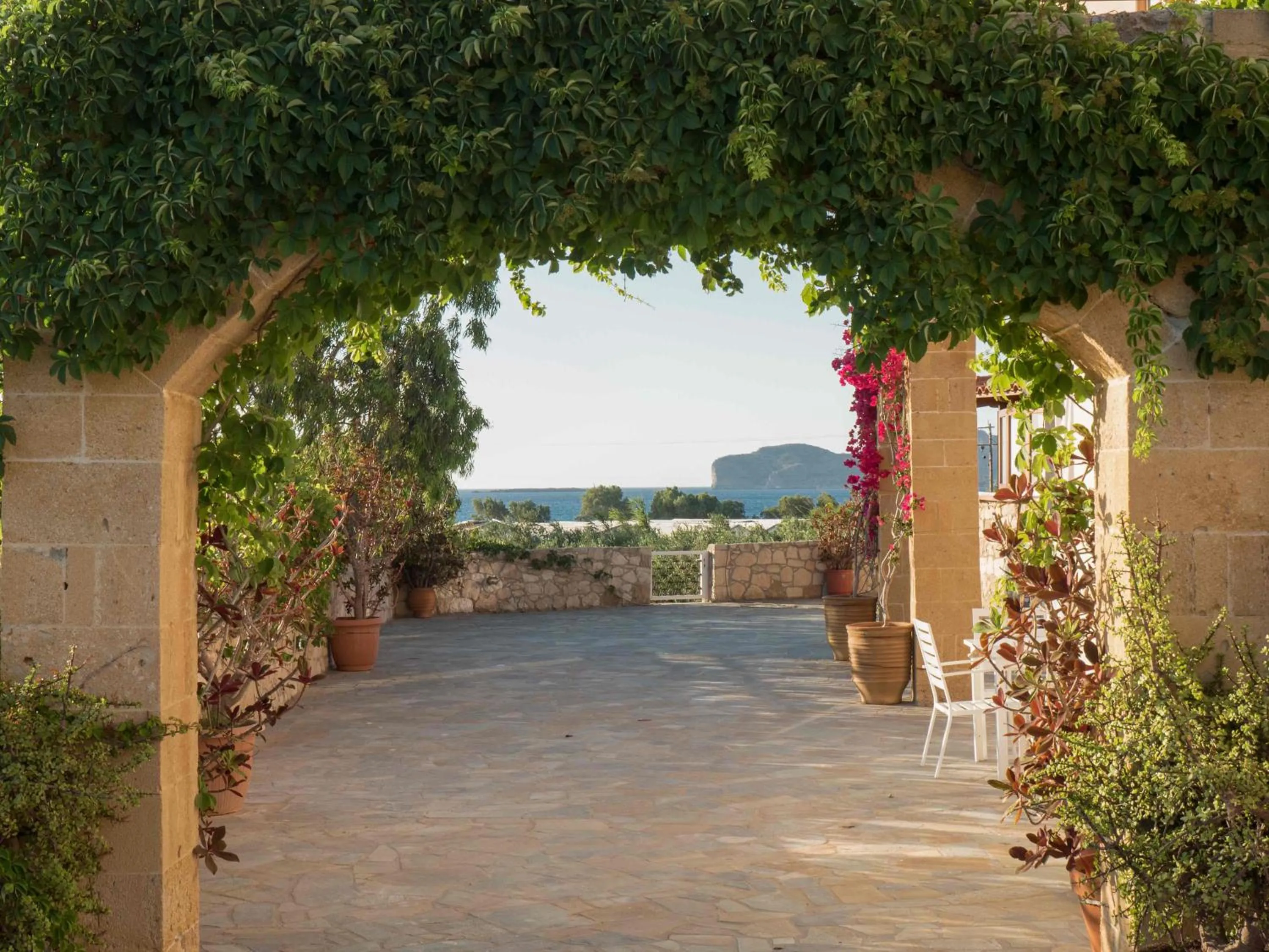 Patio in Petritos Rooms and Studios