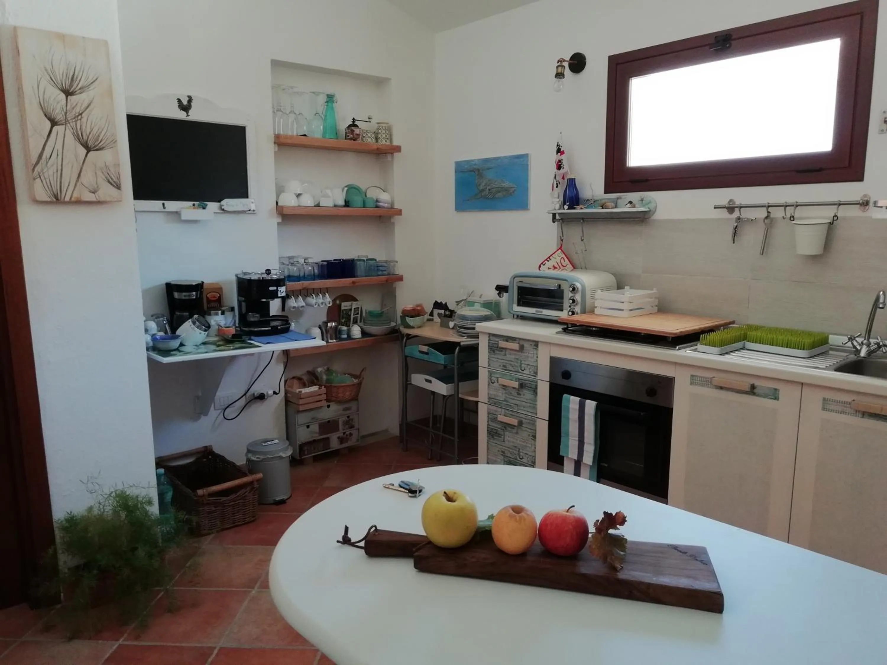 Communal kitchen in Frina di Mari b&b