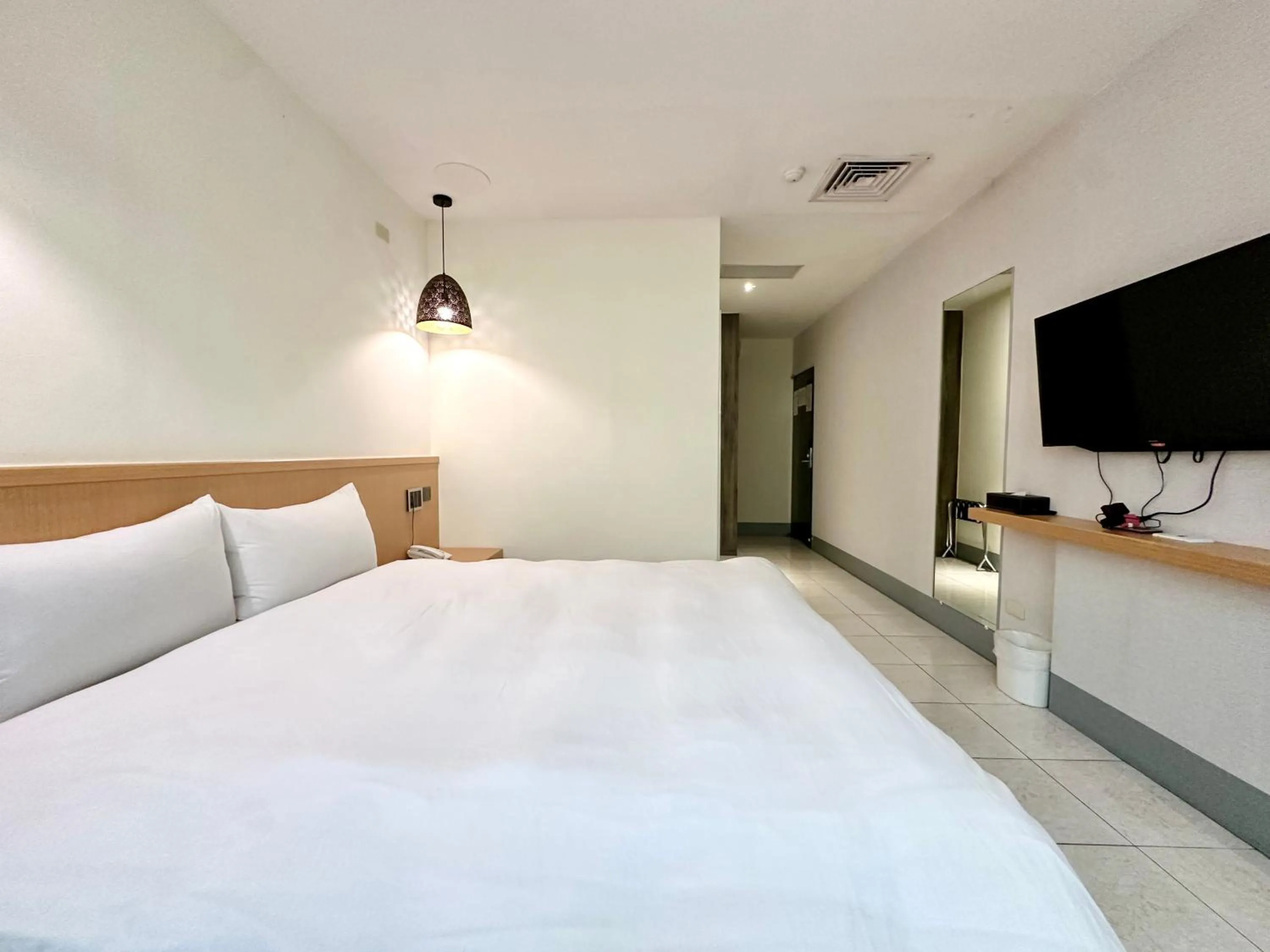 Bed in Taihu Hotel Sun Moon Lake