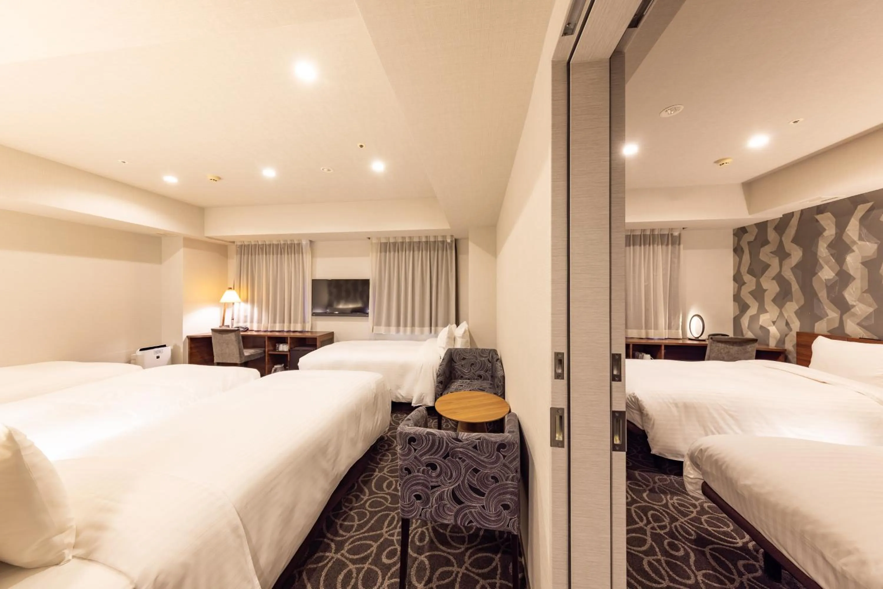 Photo of the whole room, Bed in Hotel Keihan Sapporo