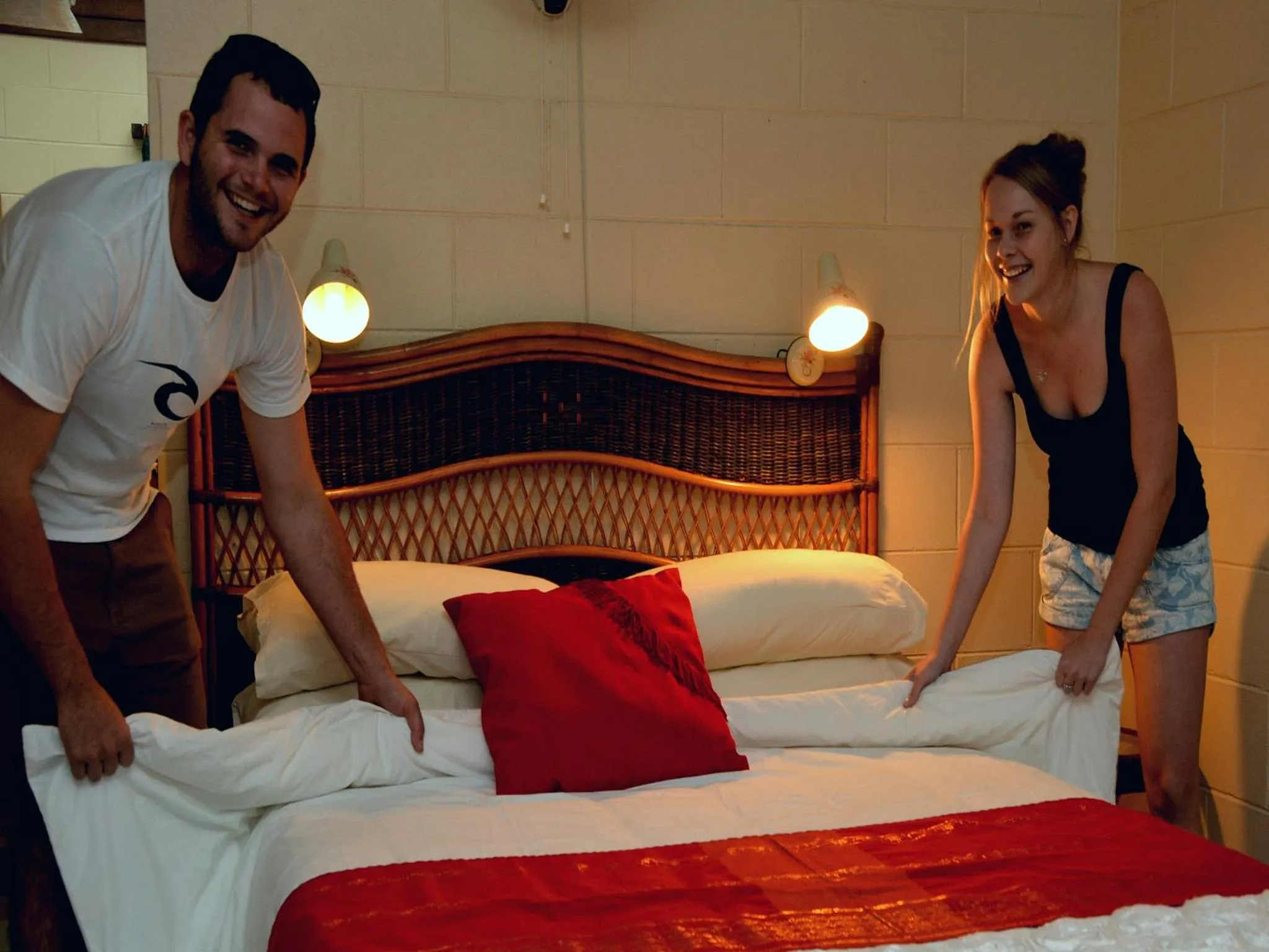 Bed in Daintree Deep Forest Lodge