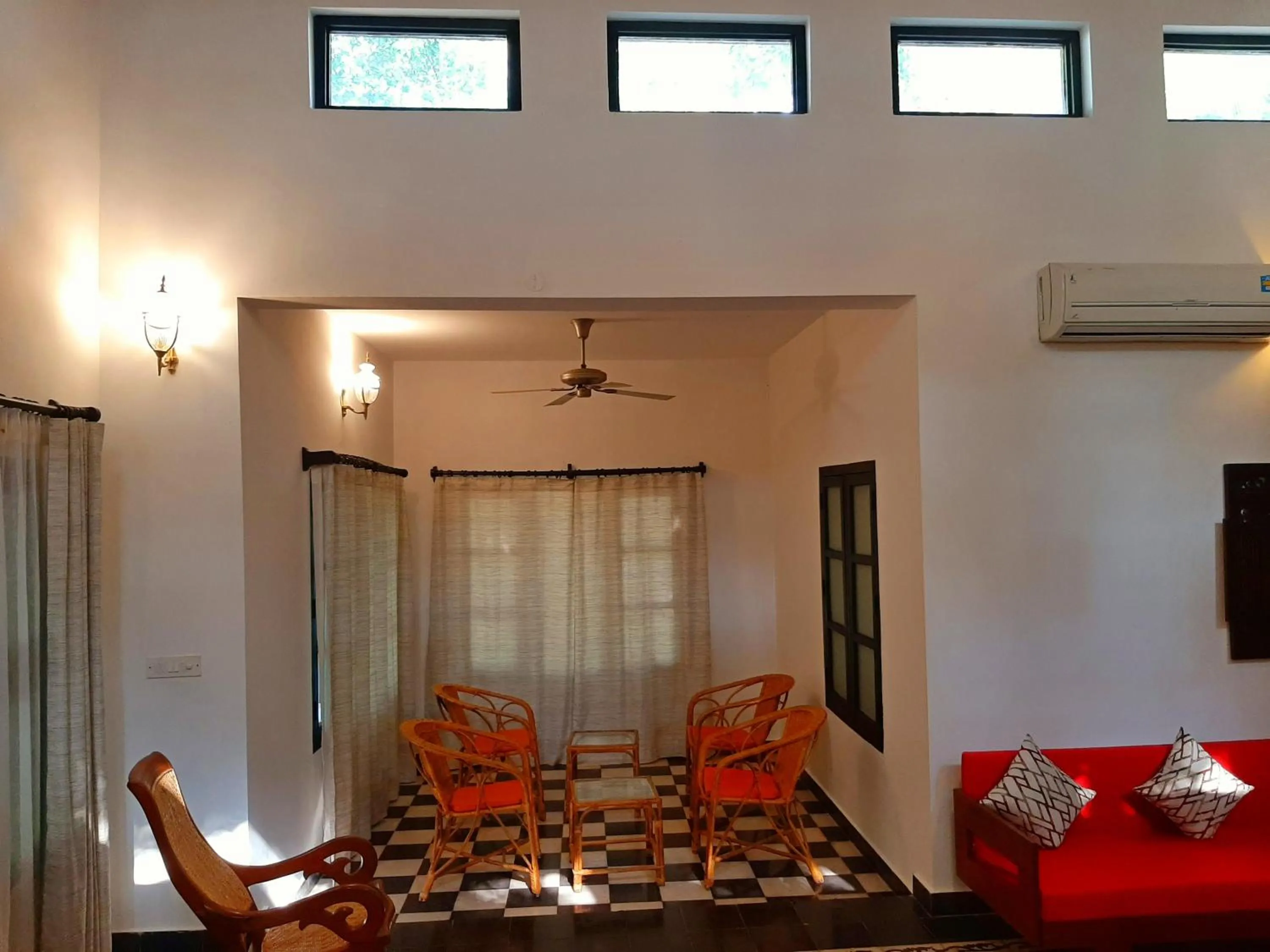 Living room in Mantra Koodam Kumbakonam - A CGH Earth Experience