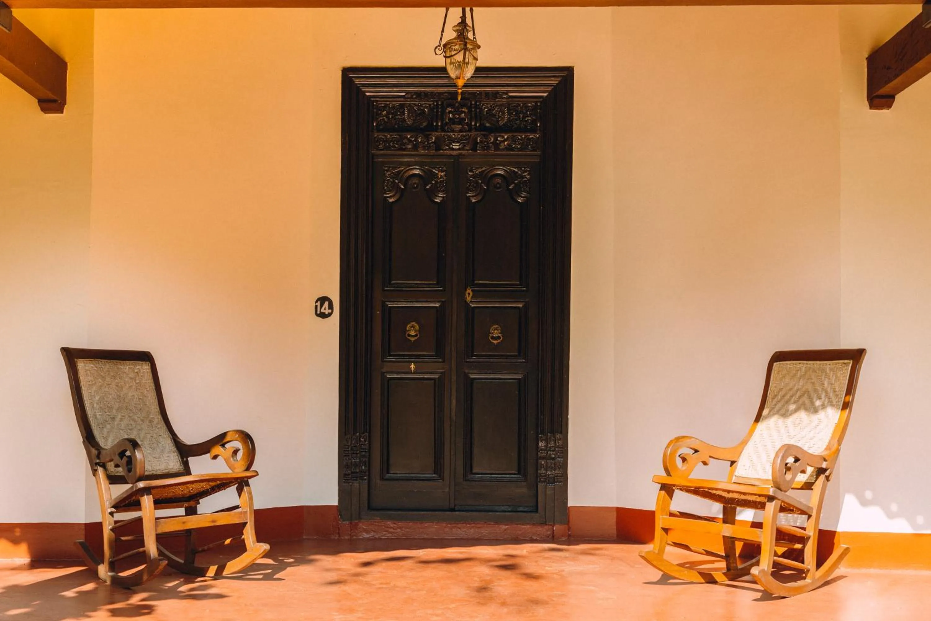 Seating area in Mantra Koodam Kumbakonam - A CGH Earth Experience