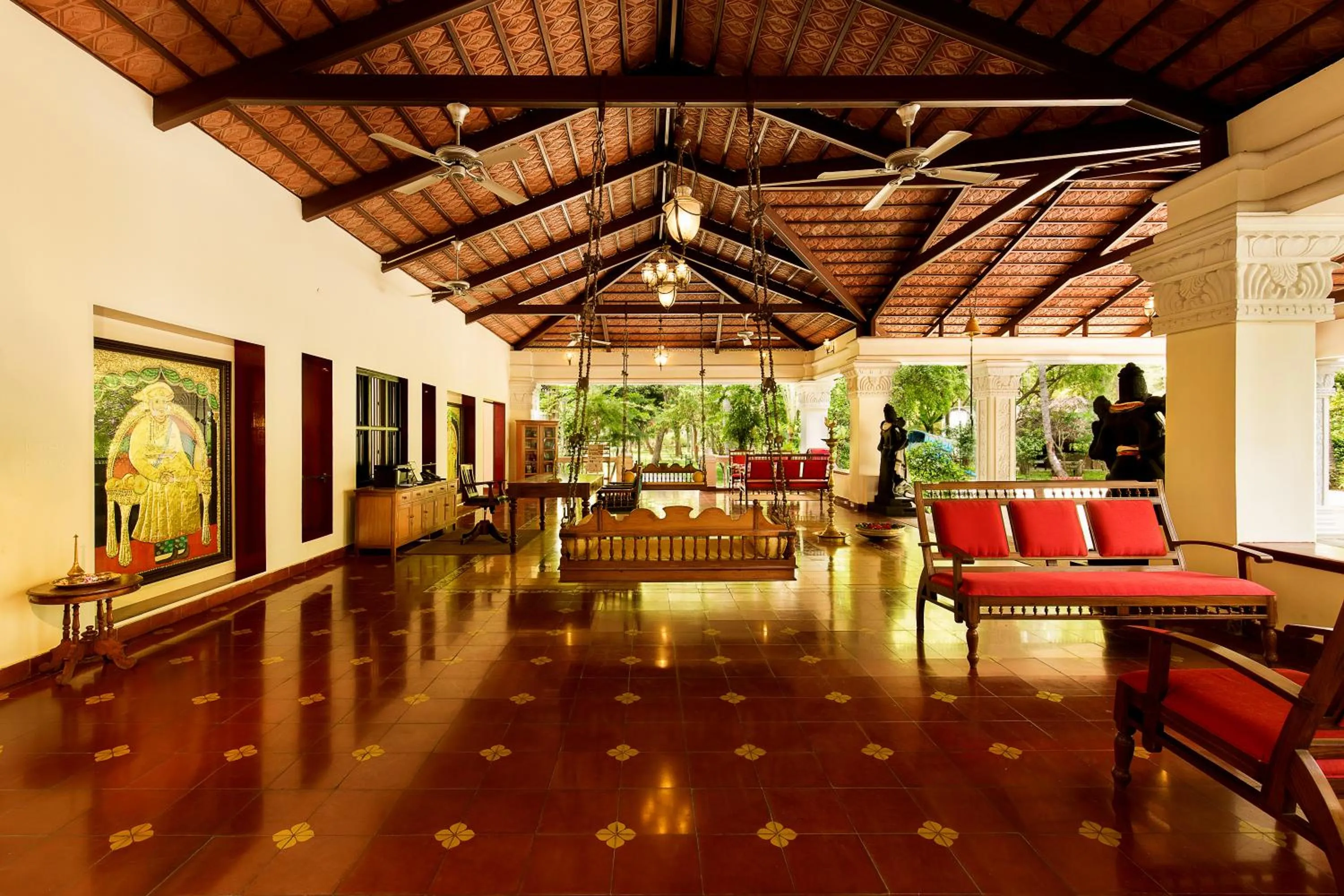 Lobby or reception in Mantra Koodam Kumbakonam - A CGH Earth Experience