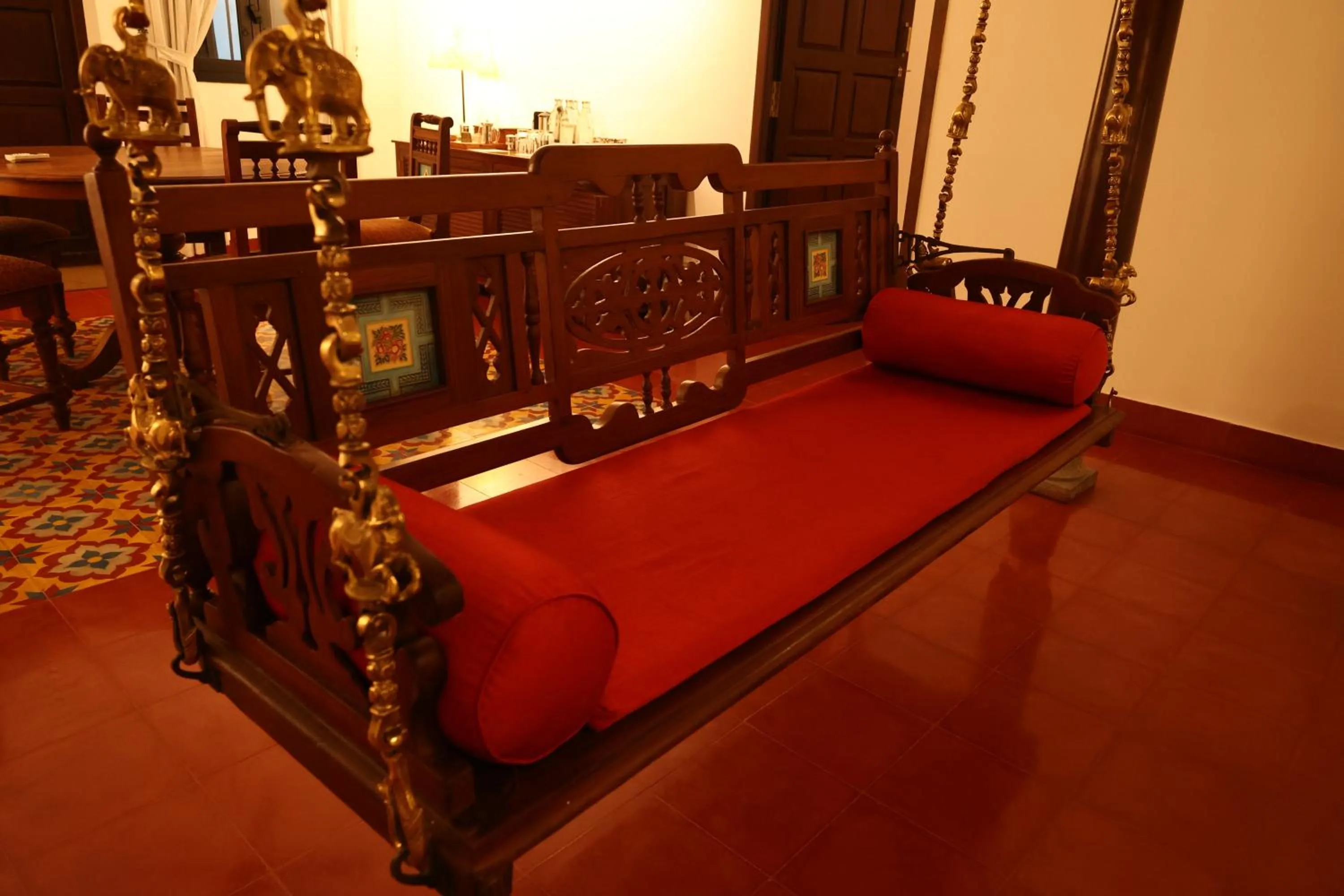 Living room in Mantra Koodam Kumbakonam - A CGH Earth Experience