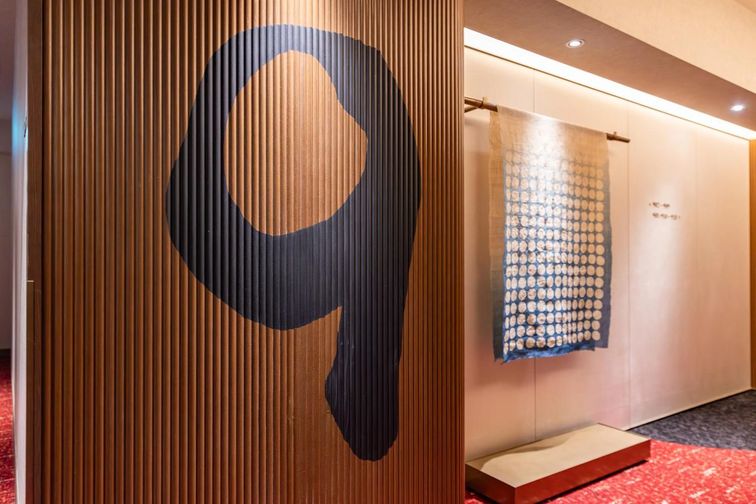 Decorative detail in Hotel Keihan Asakusa