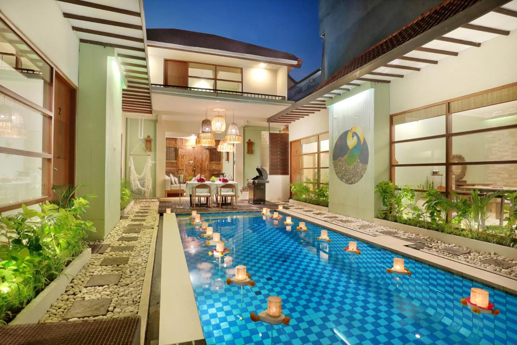 Swimming pool in The Vie Villa Legian