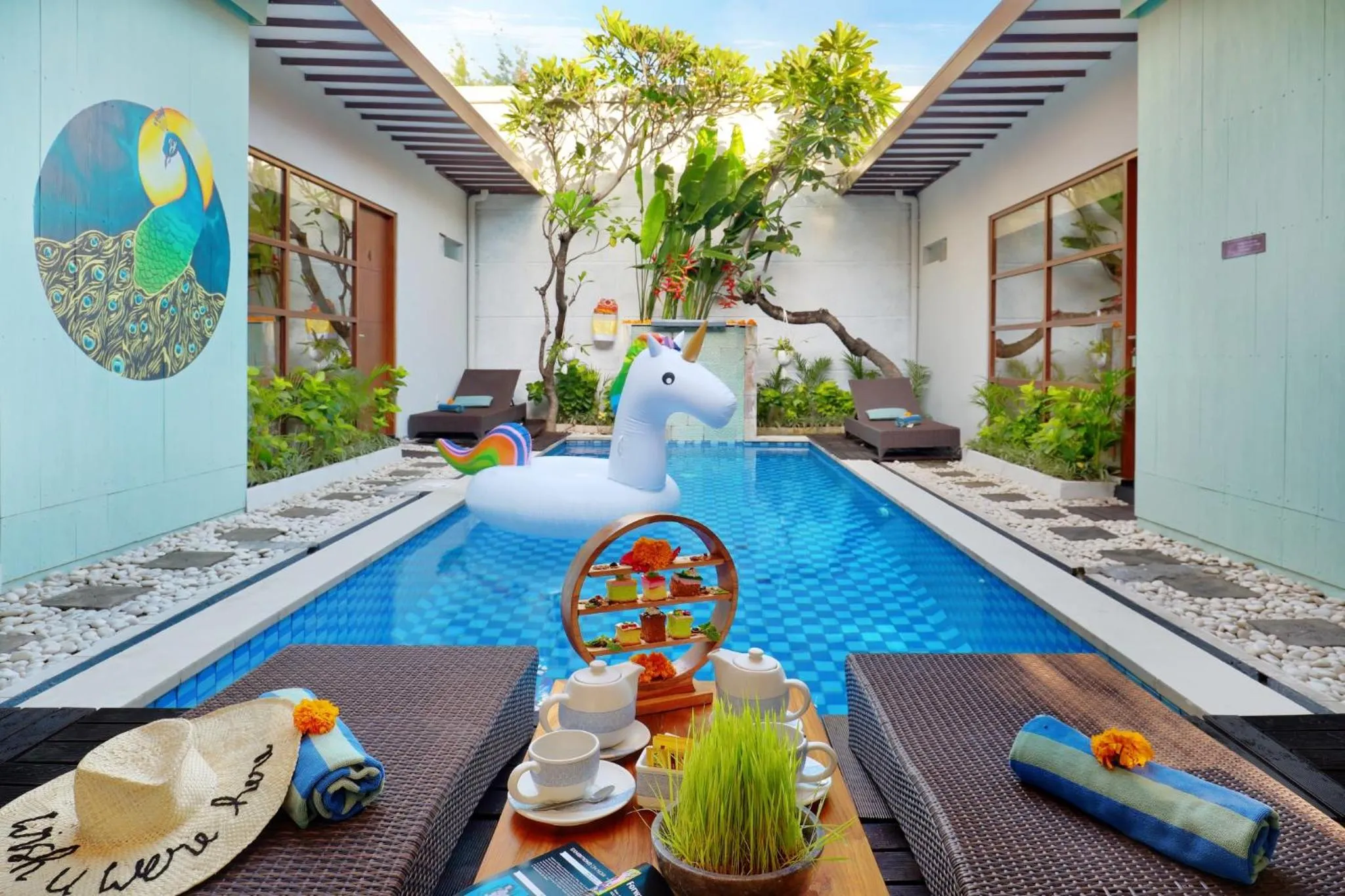 Swimming pool in The Vie Villa Legian