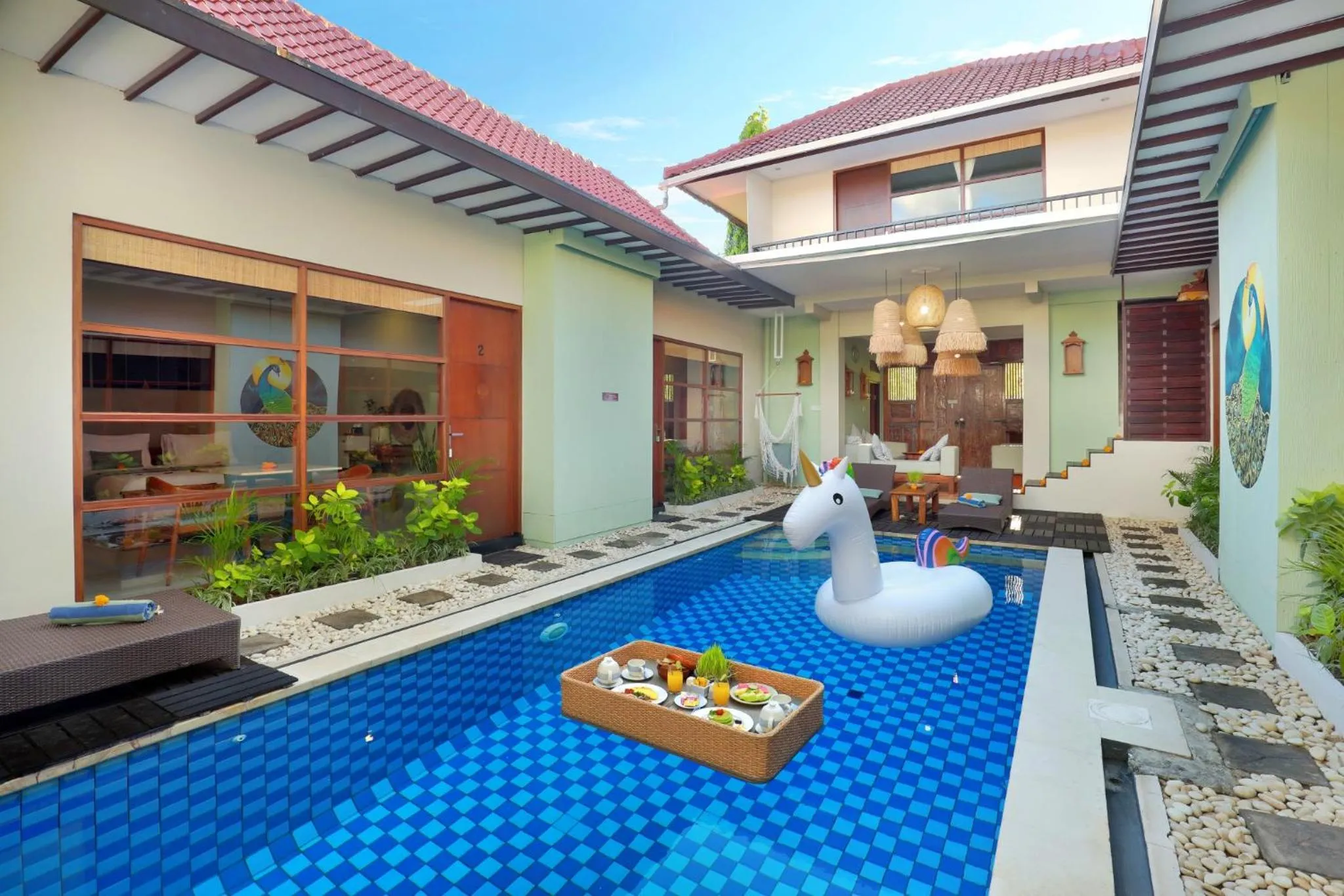 Swimming pool in The Vie Villa Legian