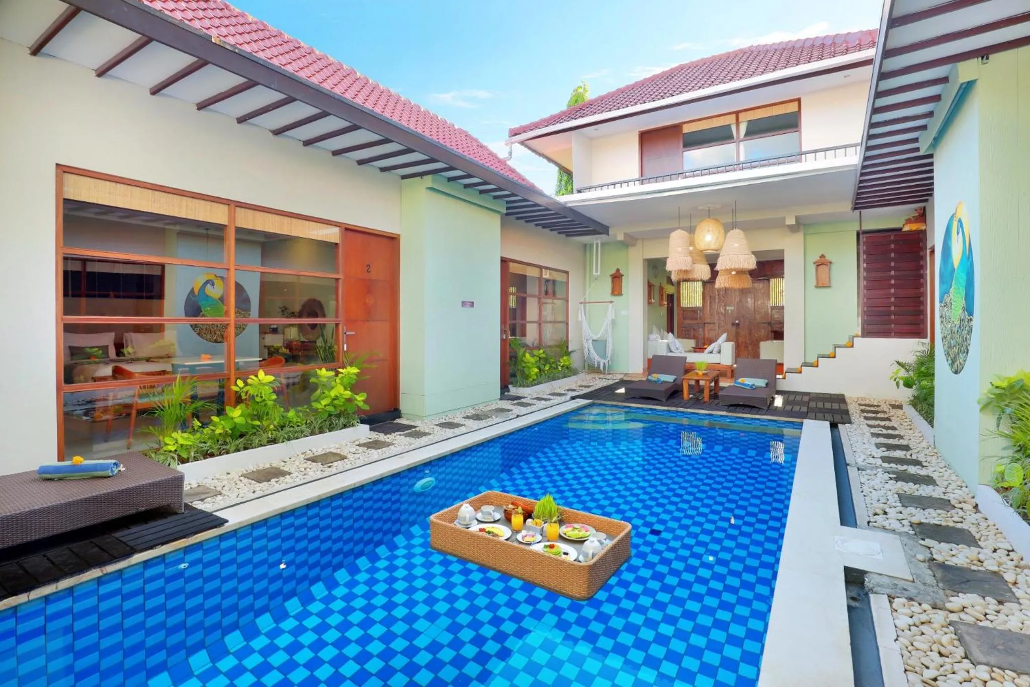 Swimming pool in The Vie Villa Legian