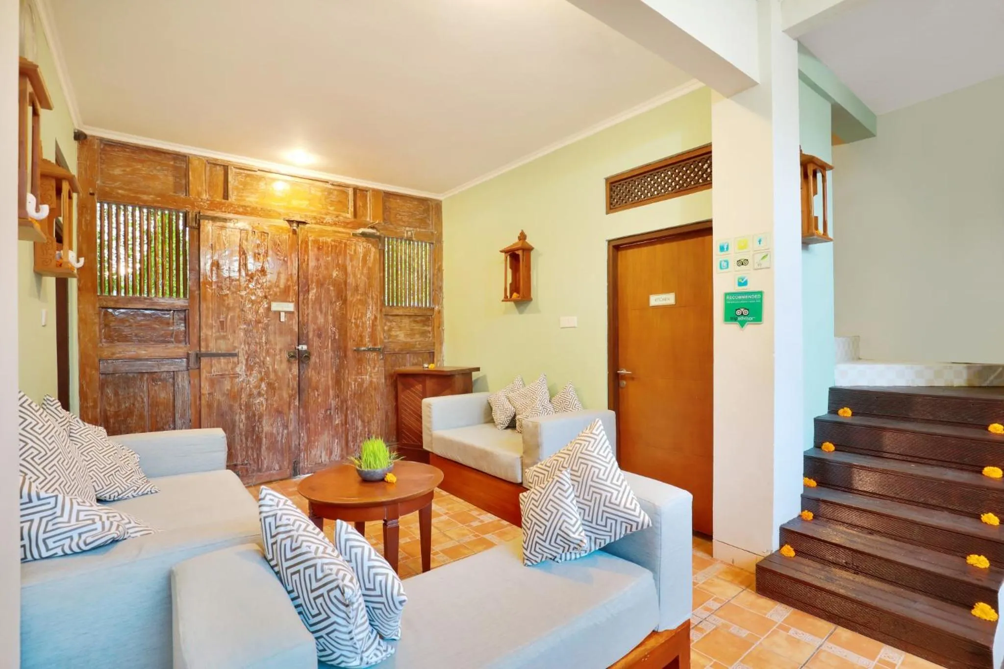 Living room in The Vie Villa Legian