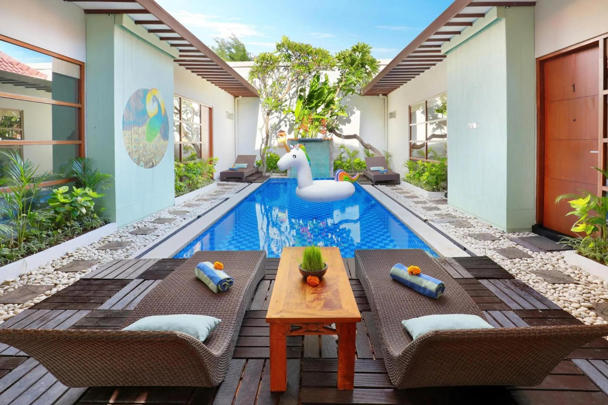 Patio in The Vie Villa Legian