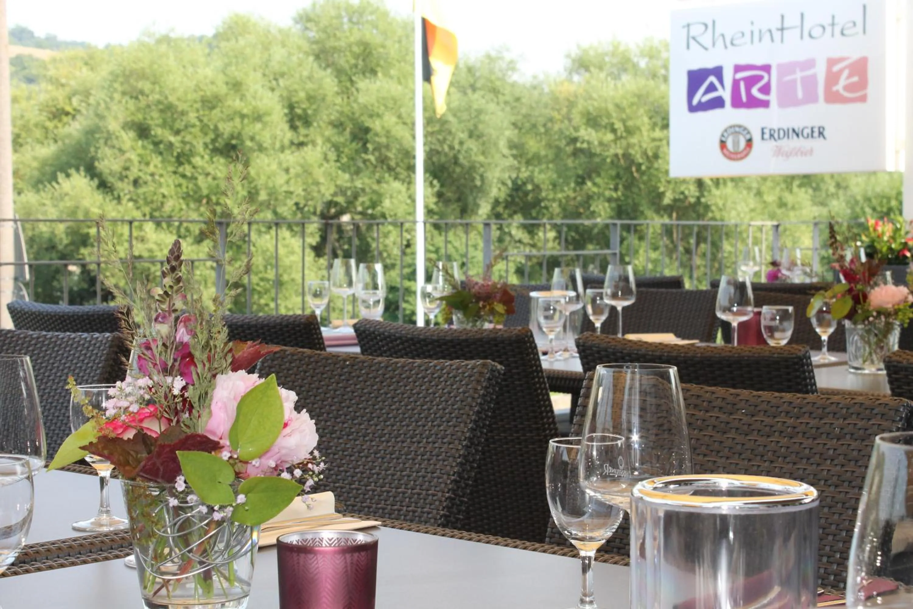 Balcony/Terrace in RheinHotel ARTE