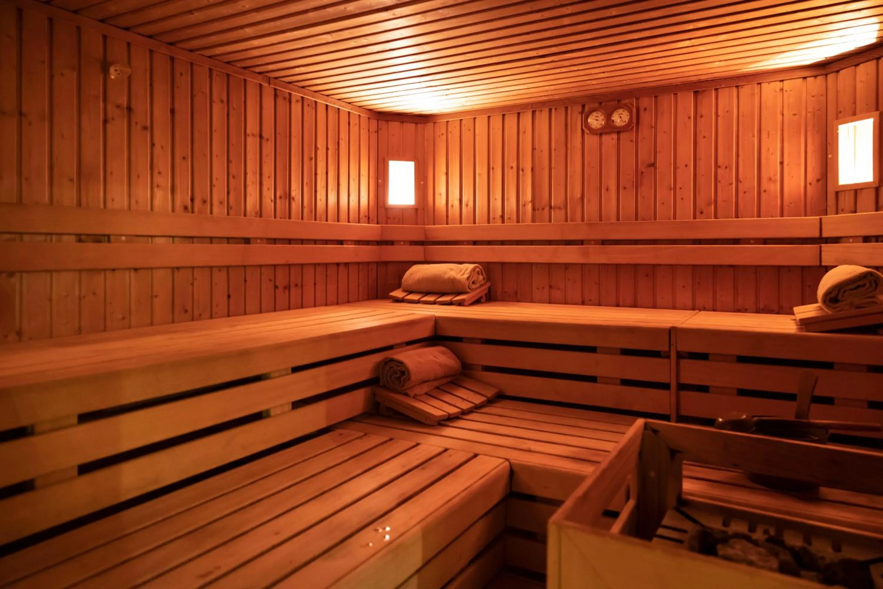 Sauna in Beverly Alps Hotel & Spa