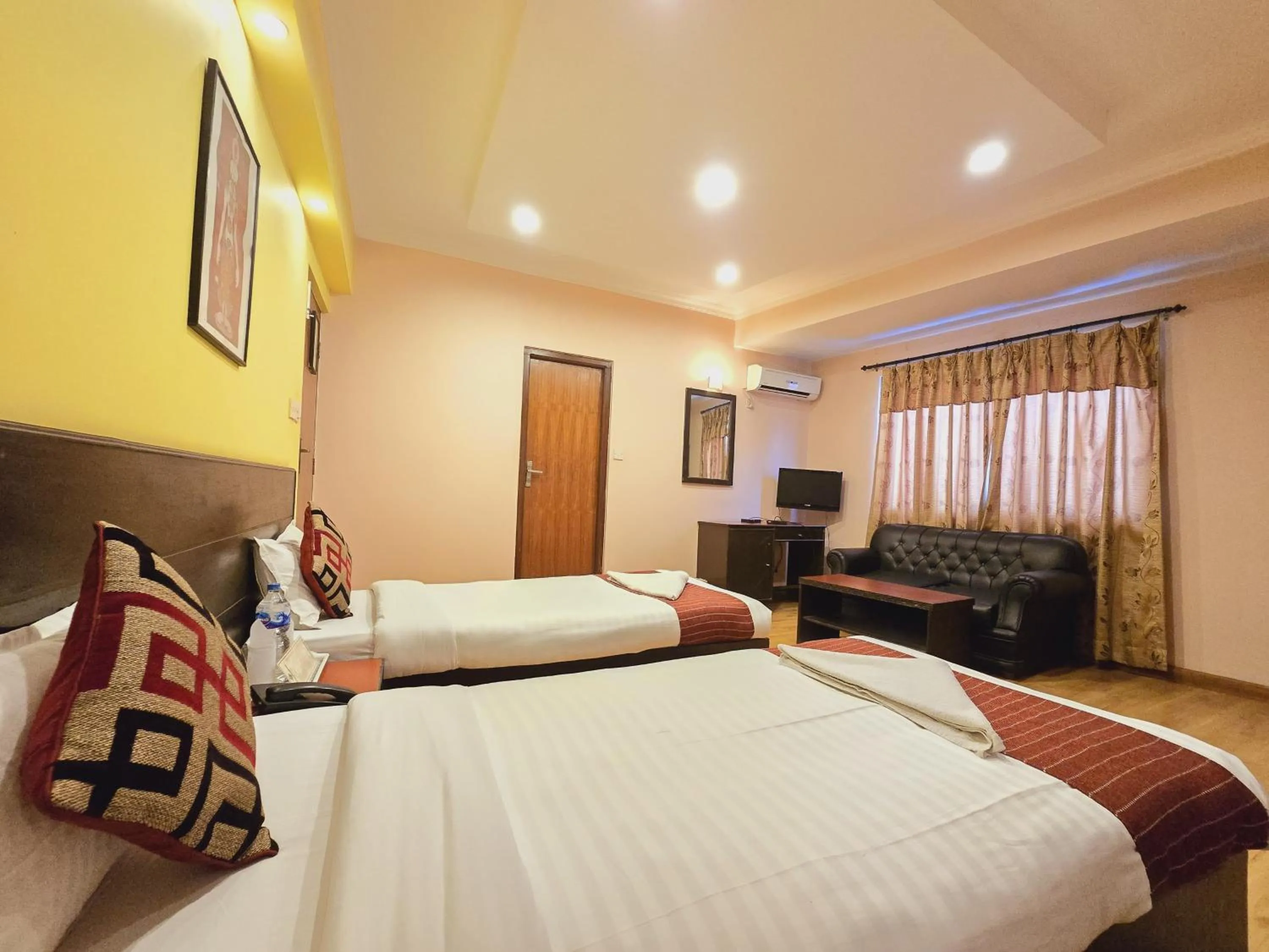 Bed in Cascade Hotel Kathmandu