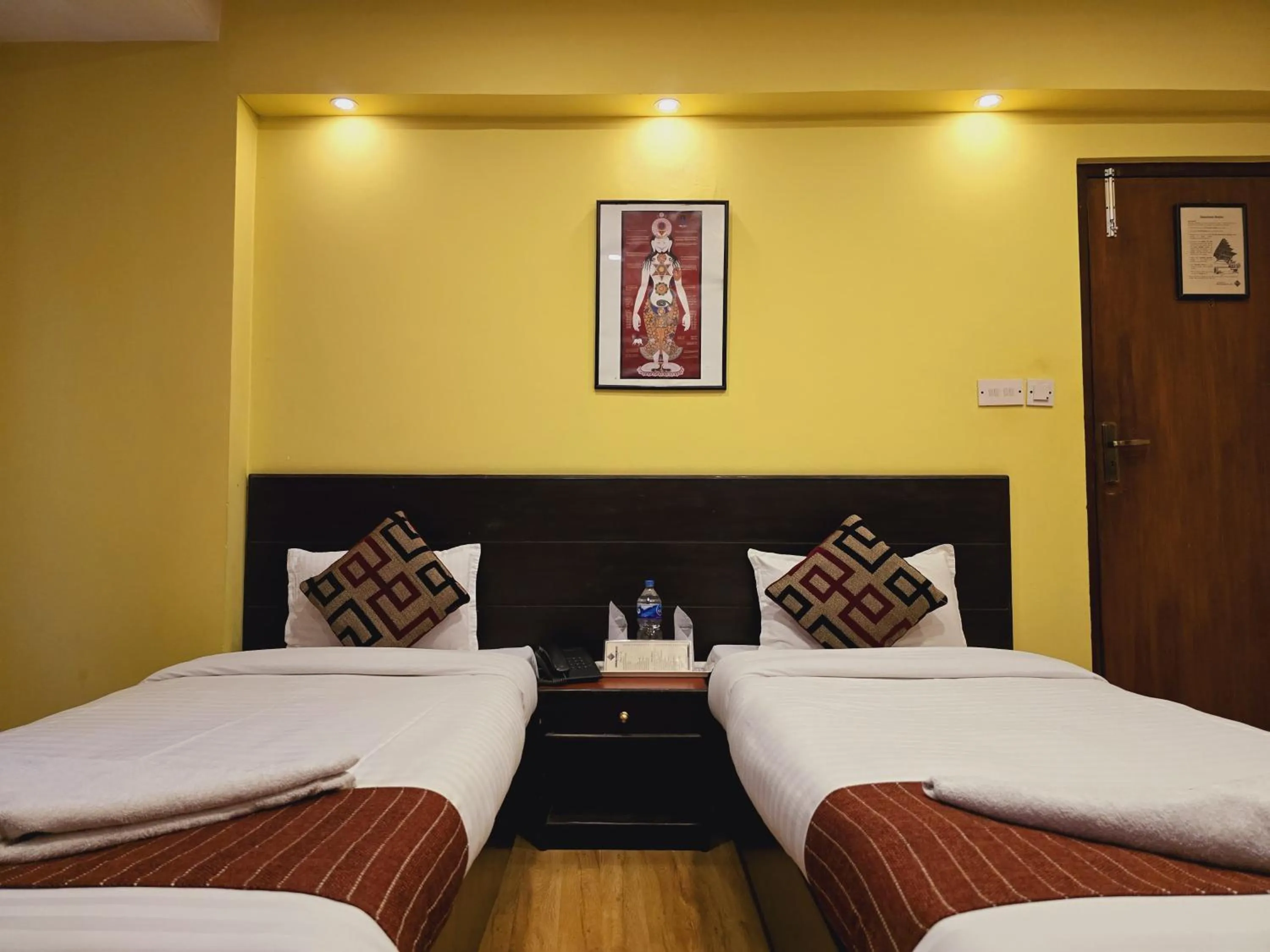 Bed in Cascade Hotel Kathmandu