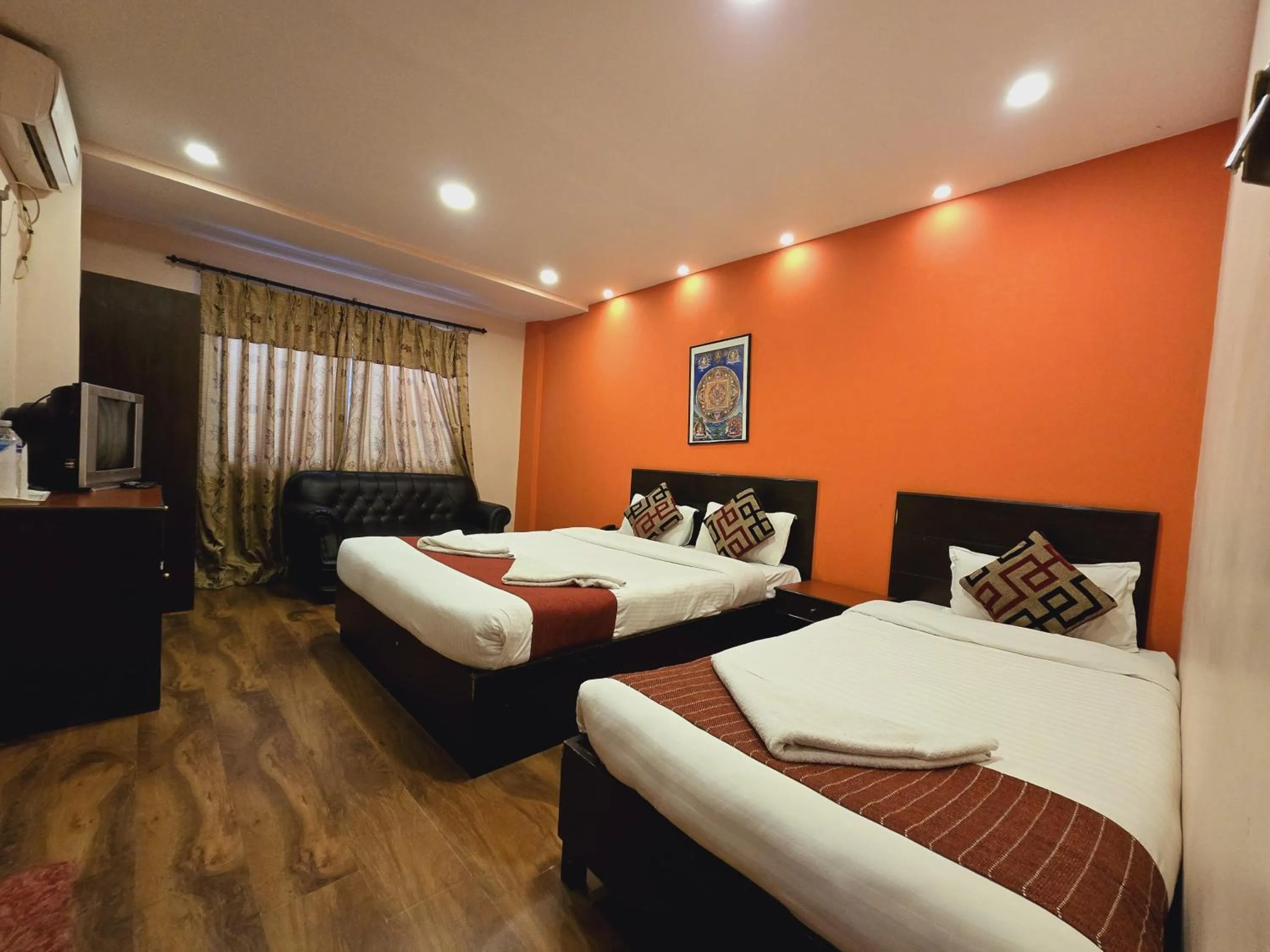 Bed in Cascade Hotel Kathmandu