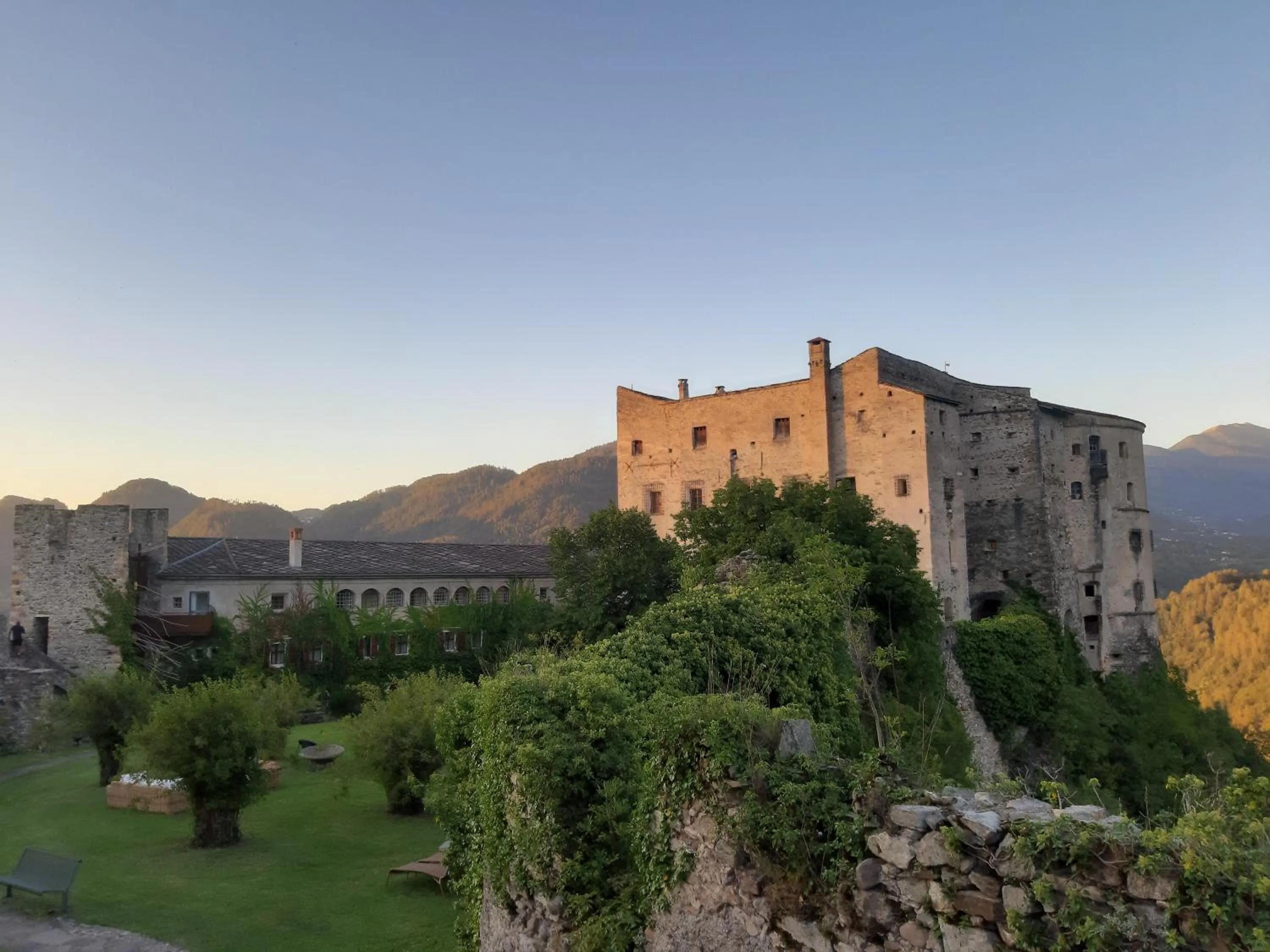 Garden view in Castel Pergine