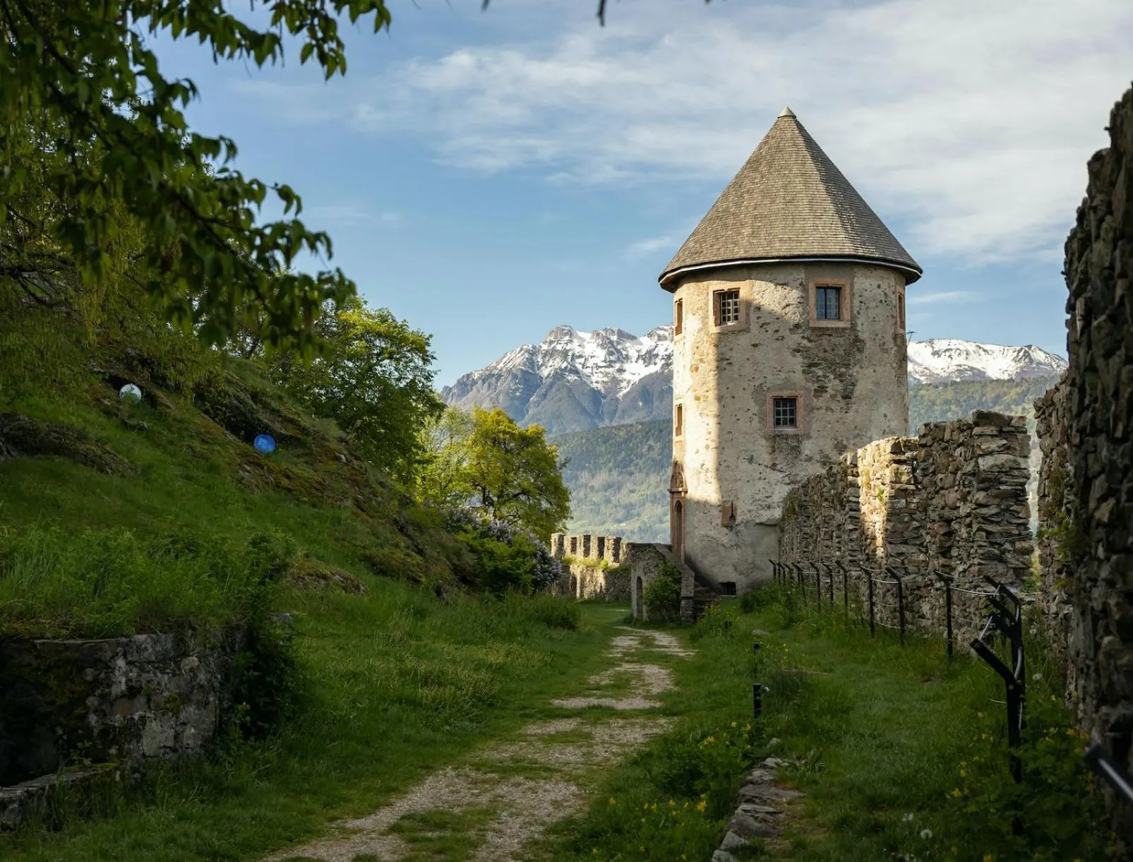 Garden in Castel Pergine