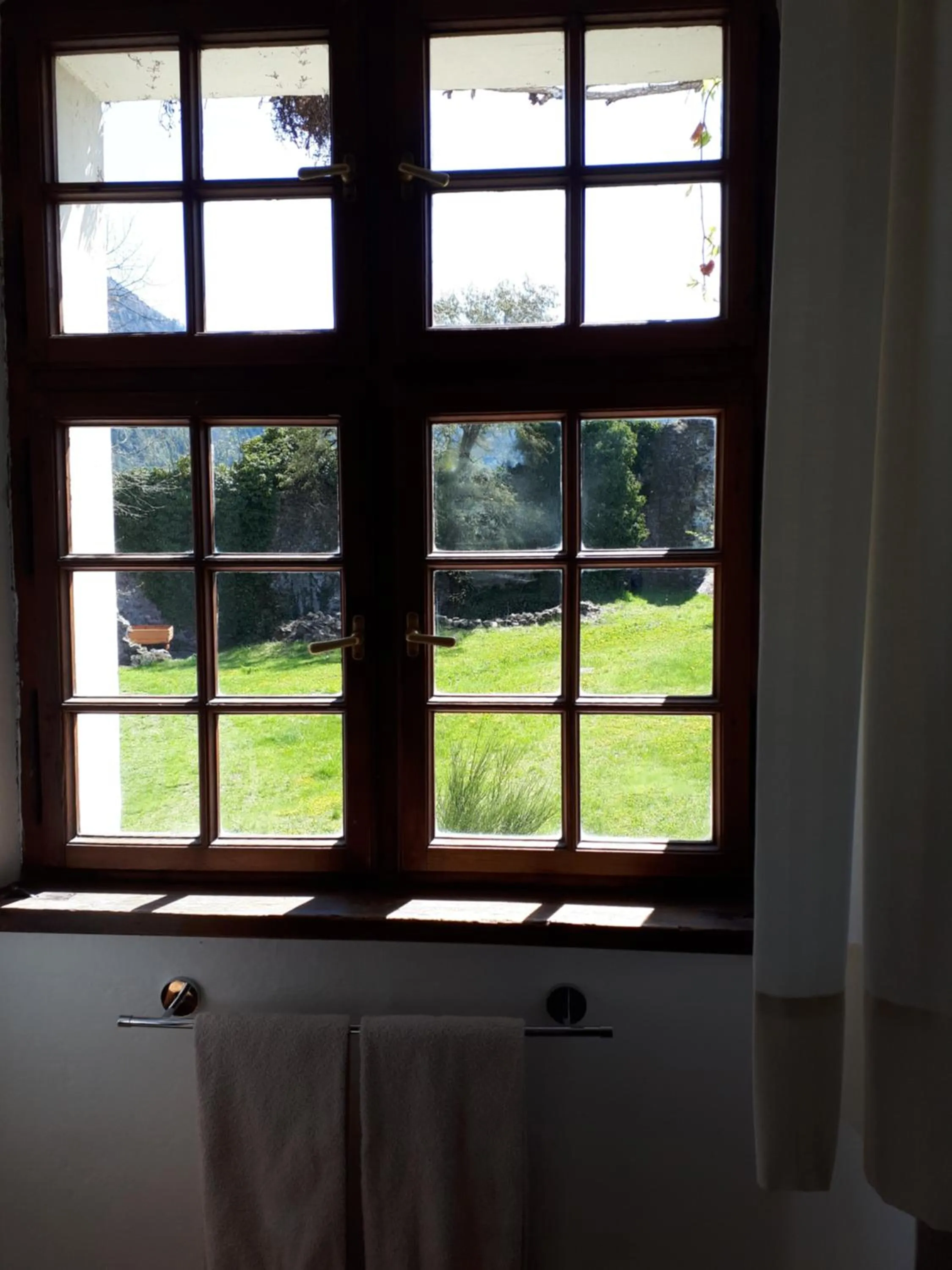 Inner courtyard view in Castel Pergine