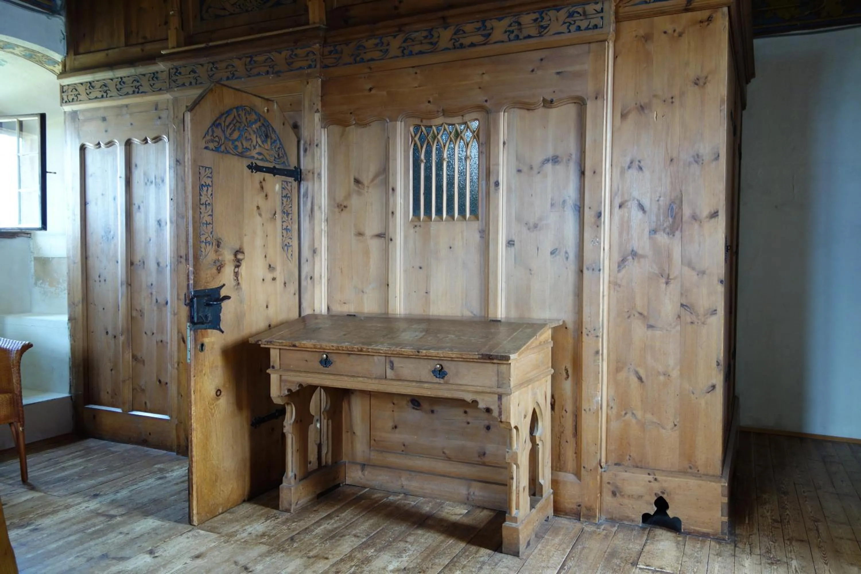 Decorative detail in Castel Pergine