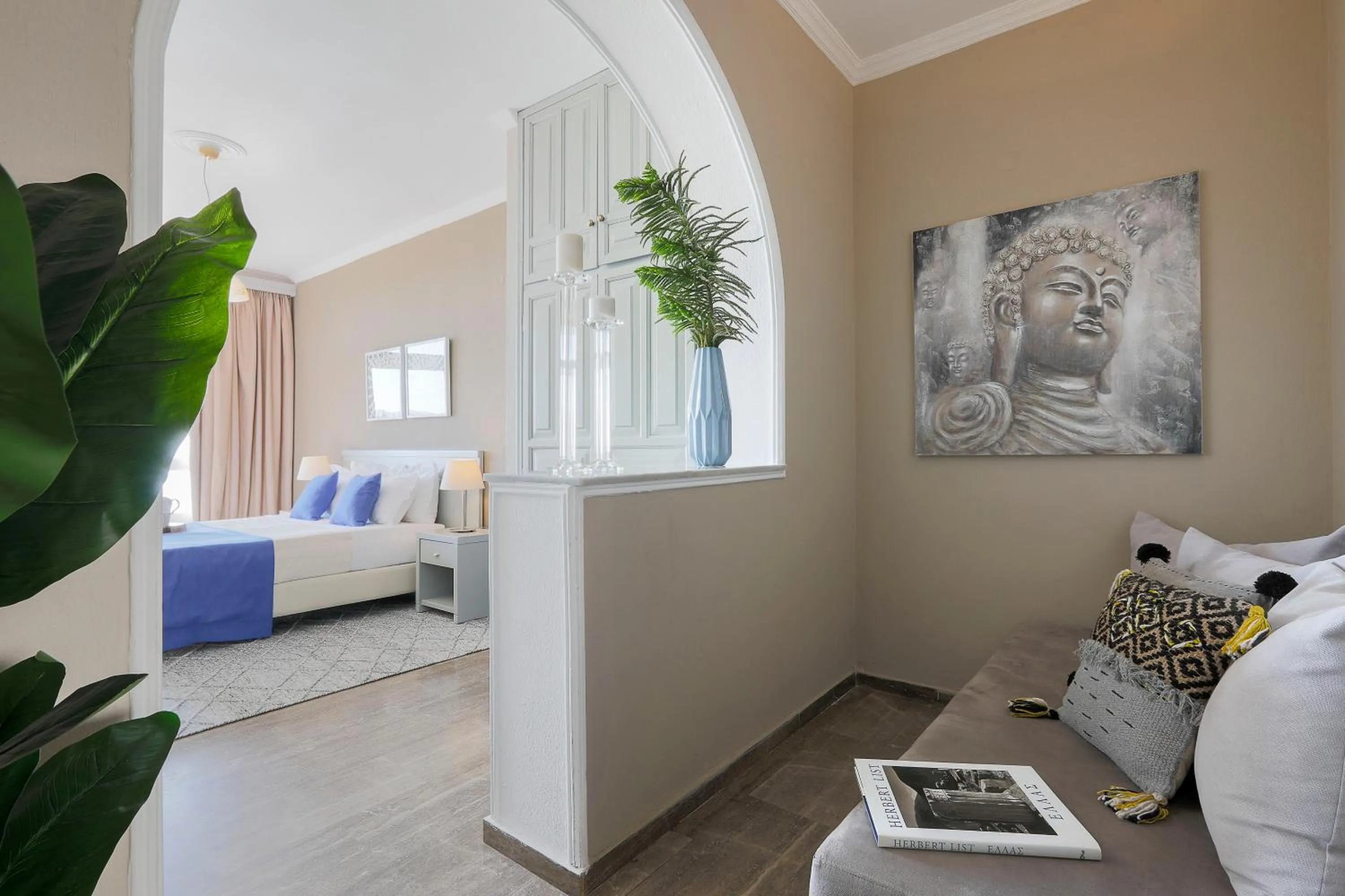 Photo of the whole room, Bed in Irida Aegean View, Philian Hotels and Resorts