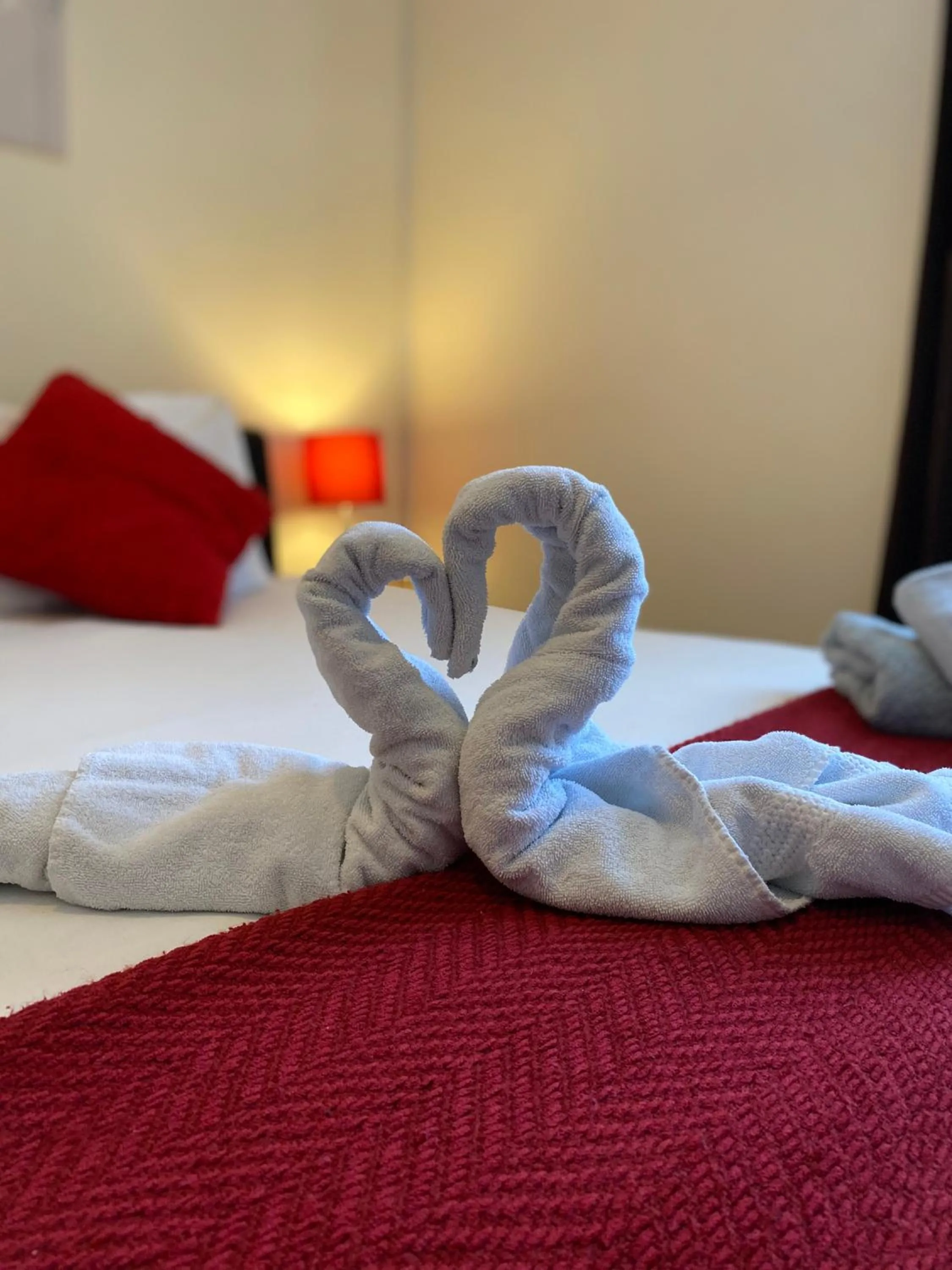 Bed in Old Palace Guest House