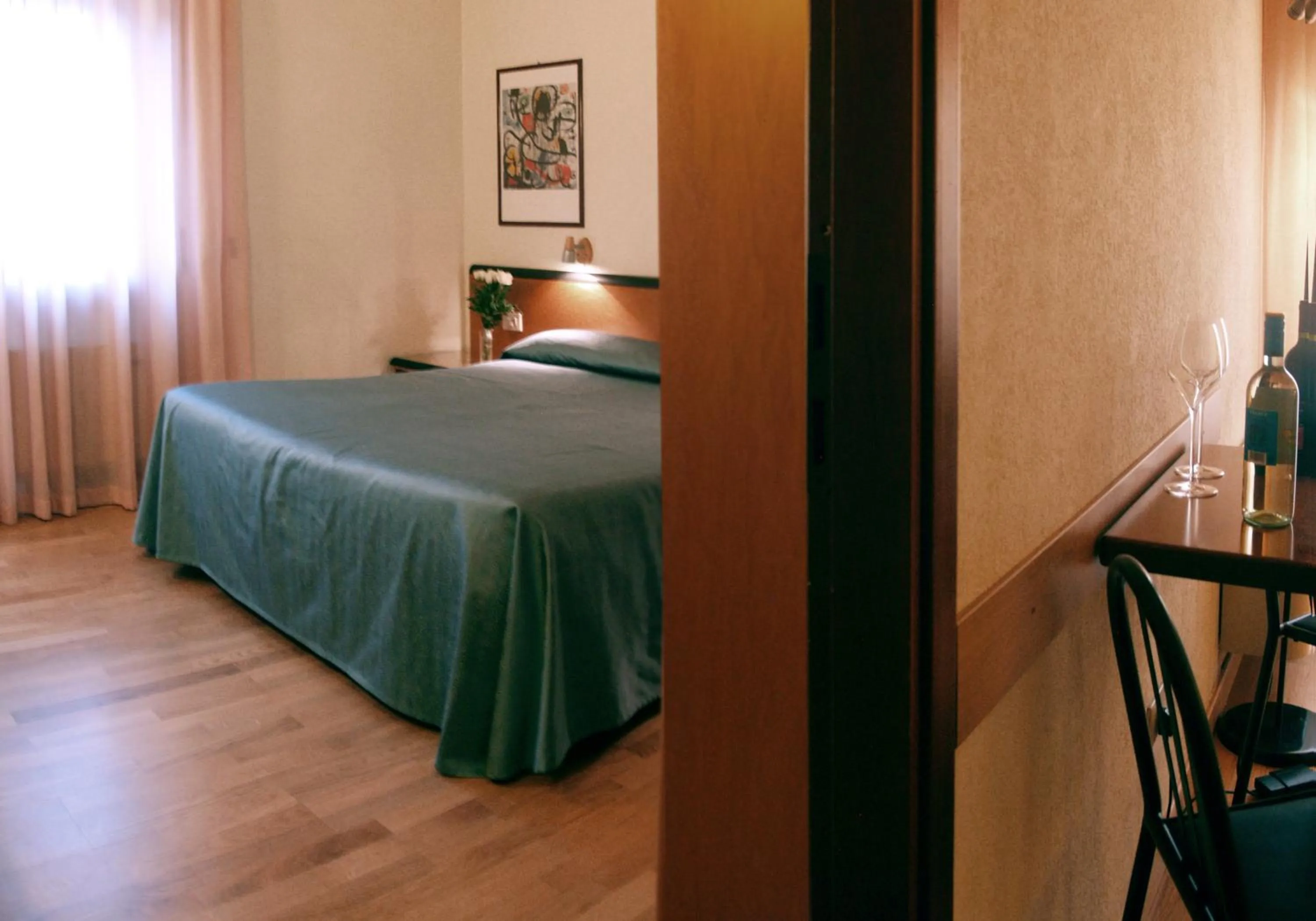 Decorative detail, Bed in Hotel Nuova Grosseto