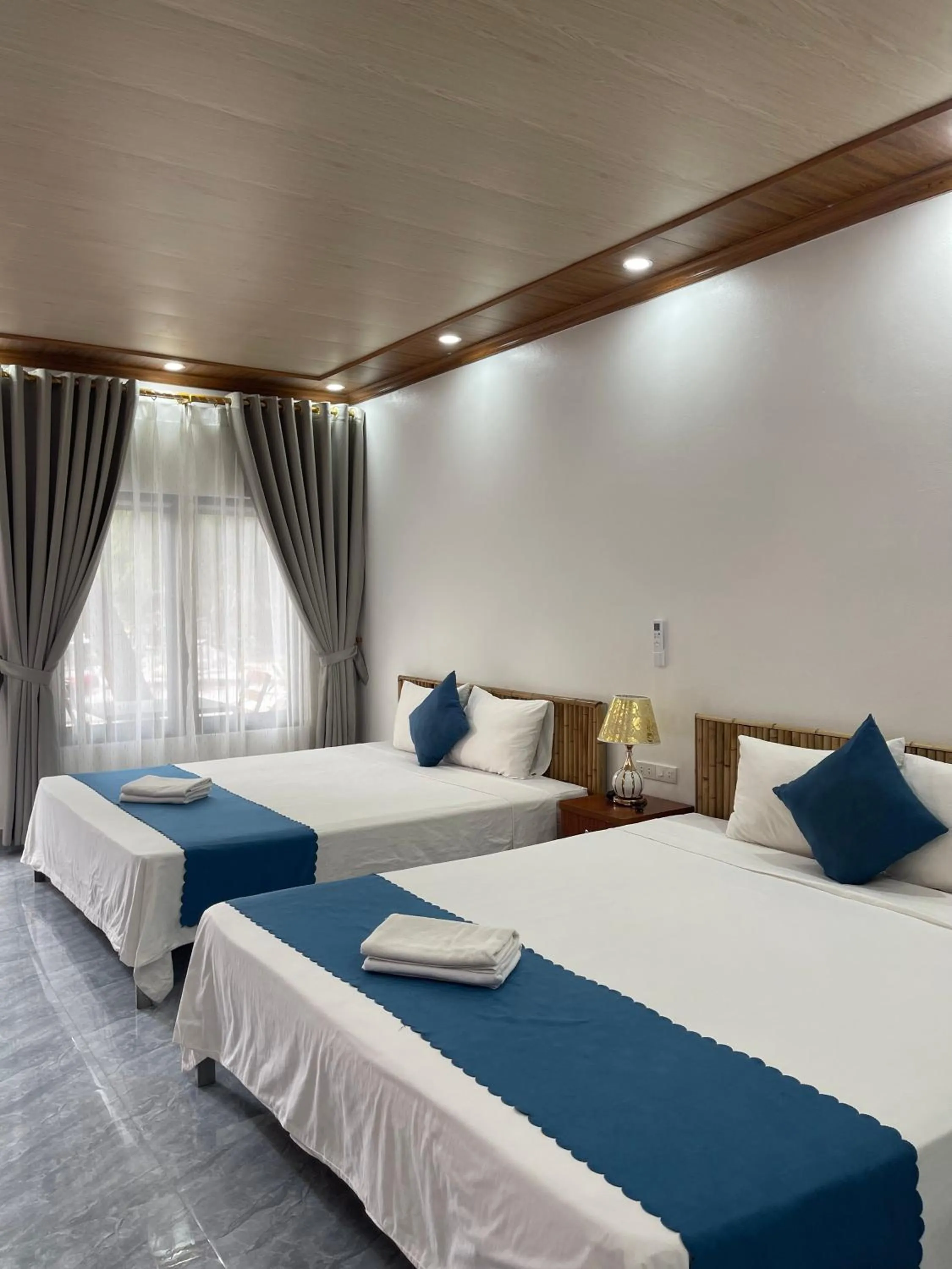 Bed in Tam Coc Serene Bungalow