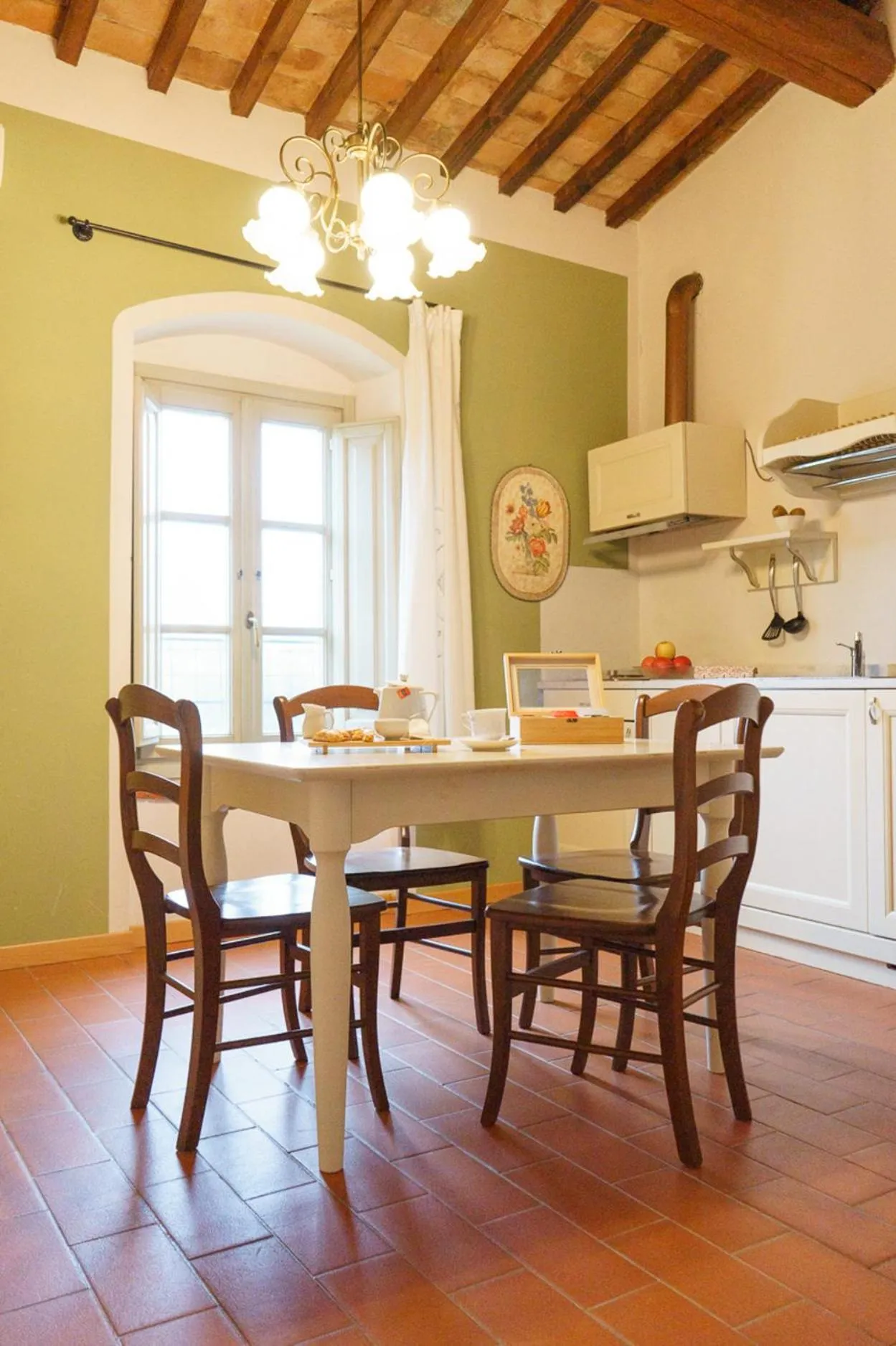 Kitchen or kitchenette in Agriturismo San Rocco