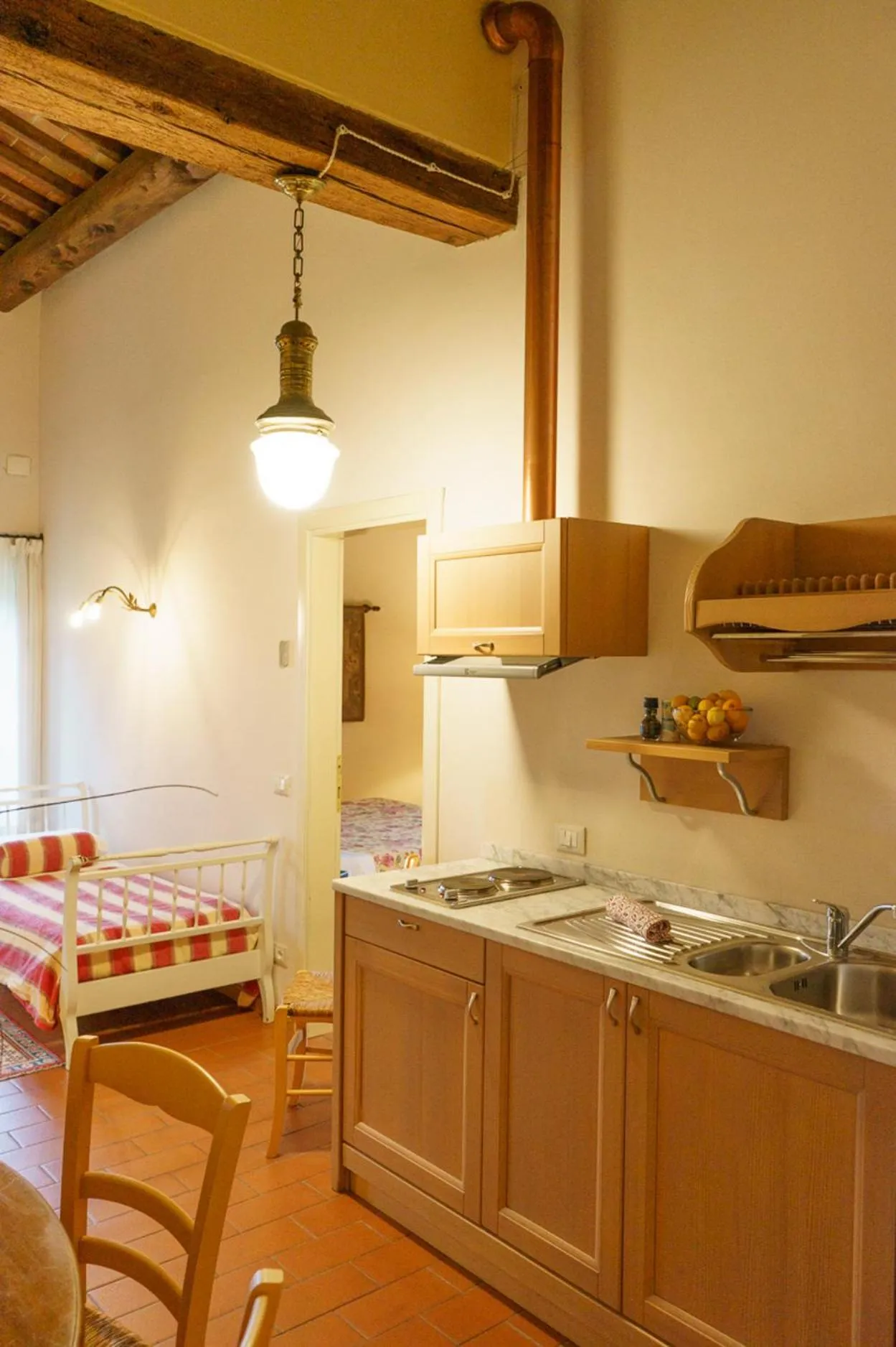 Kitchen or kitchenette in Agriturismo San Rocco