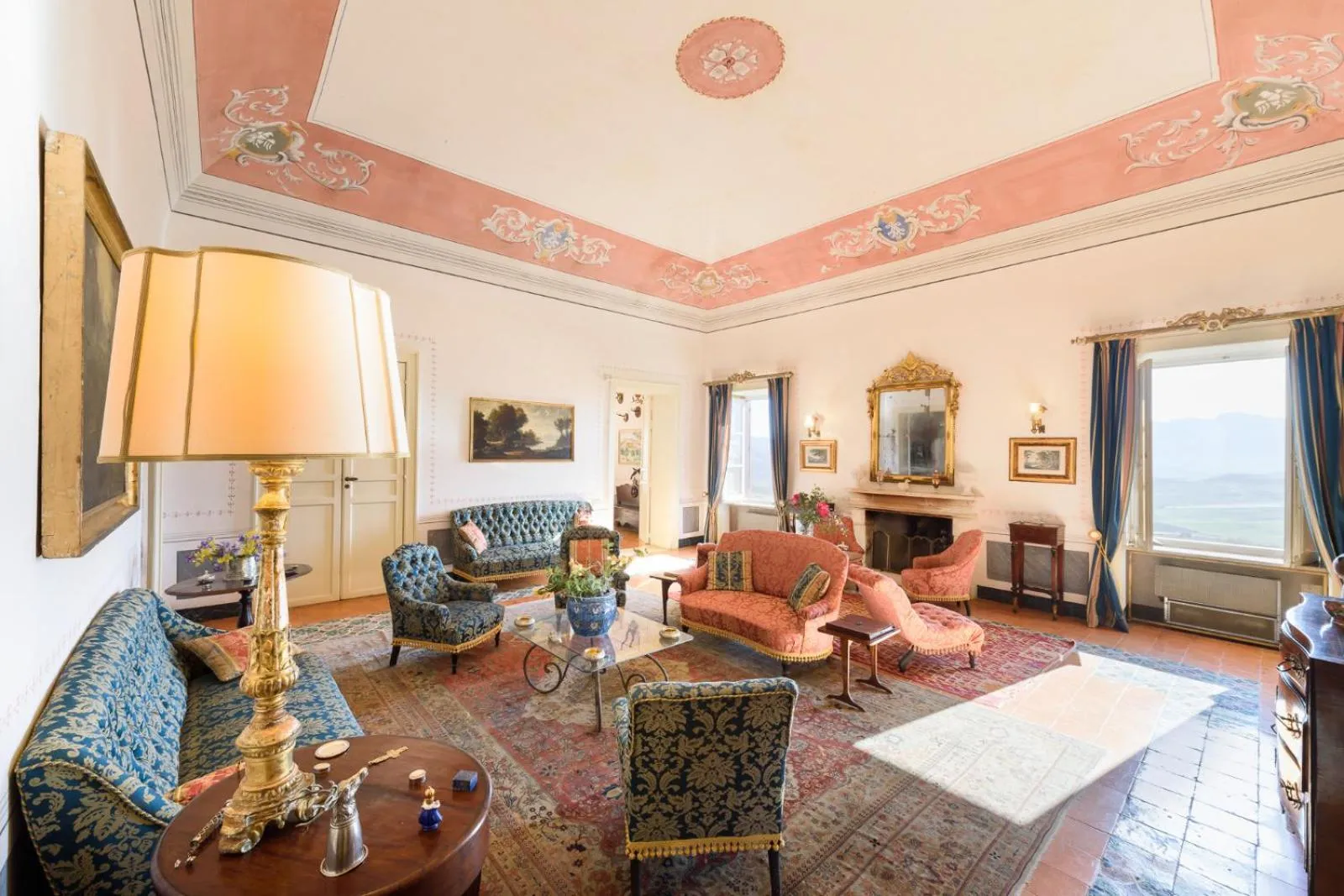 Seating area in Masseria Rossella