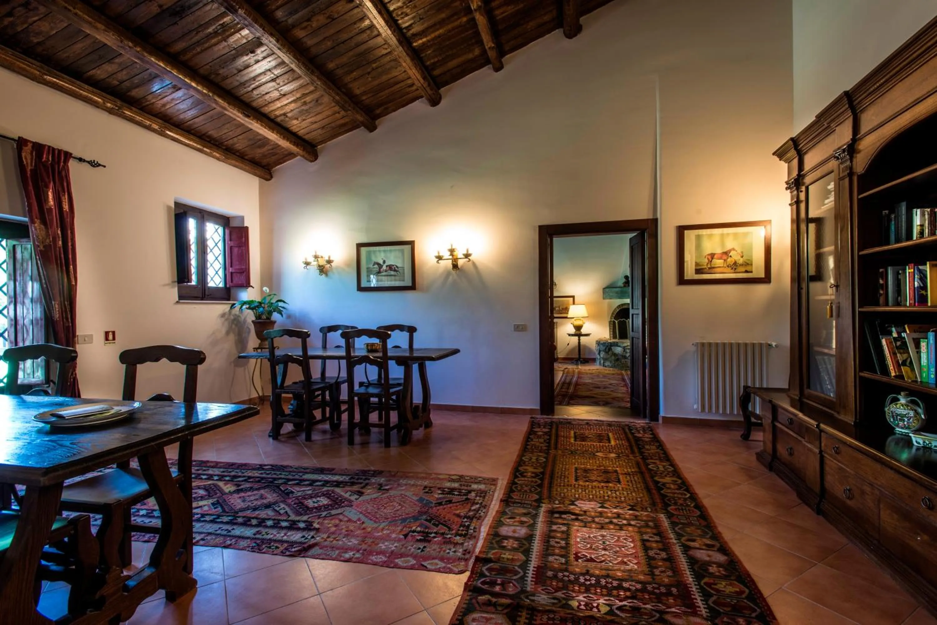 Communal lounge/ TV room in Masseria Rossella