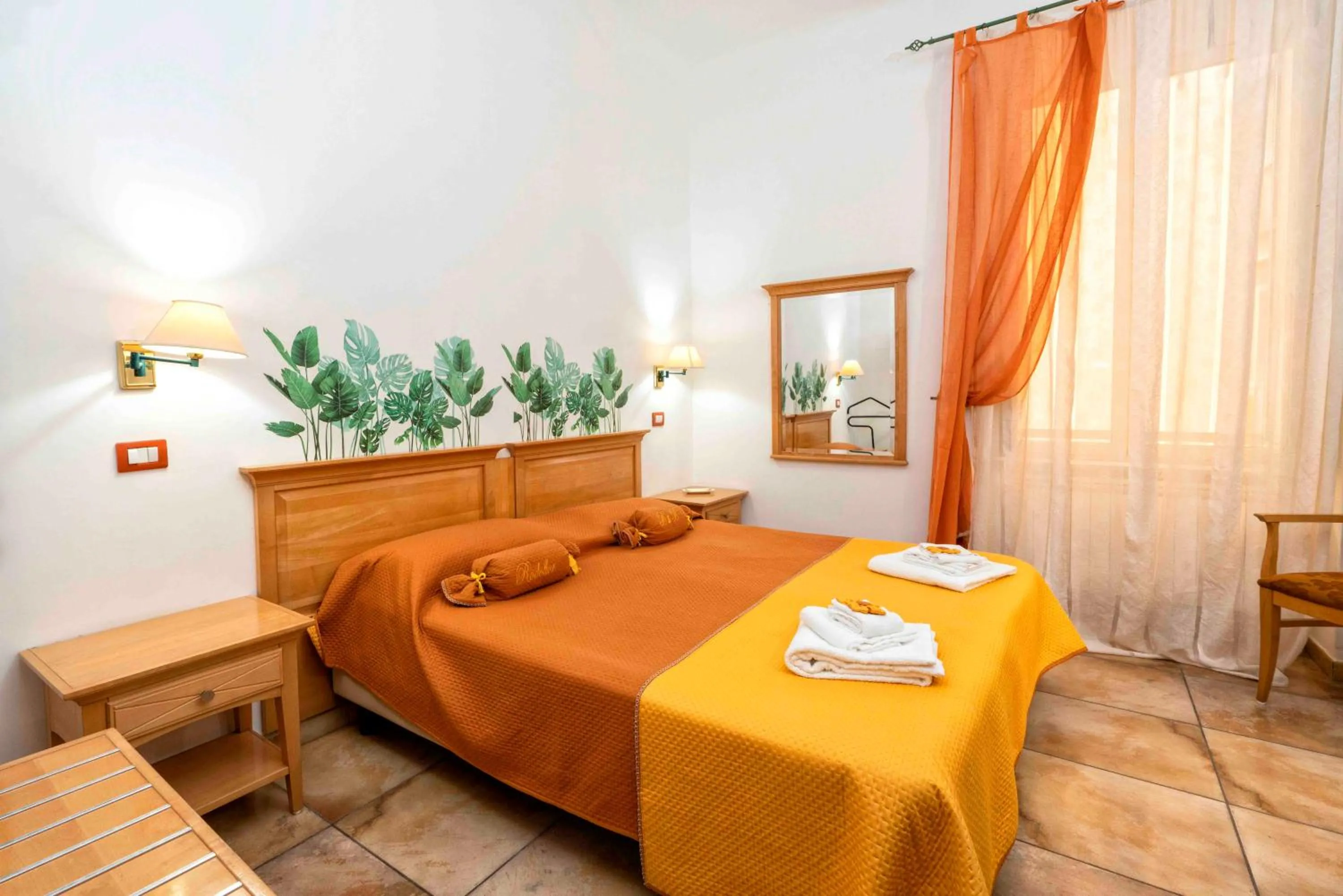 Bed in Rodoflor Rooms