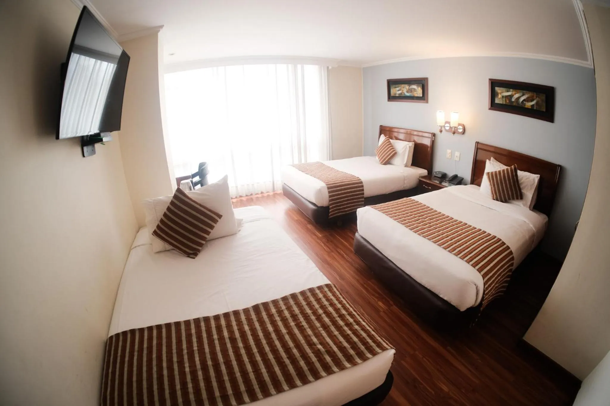 Bed in Hotel San Pablo