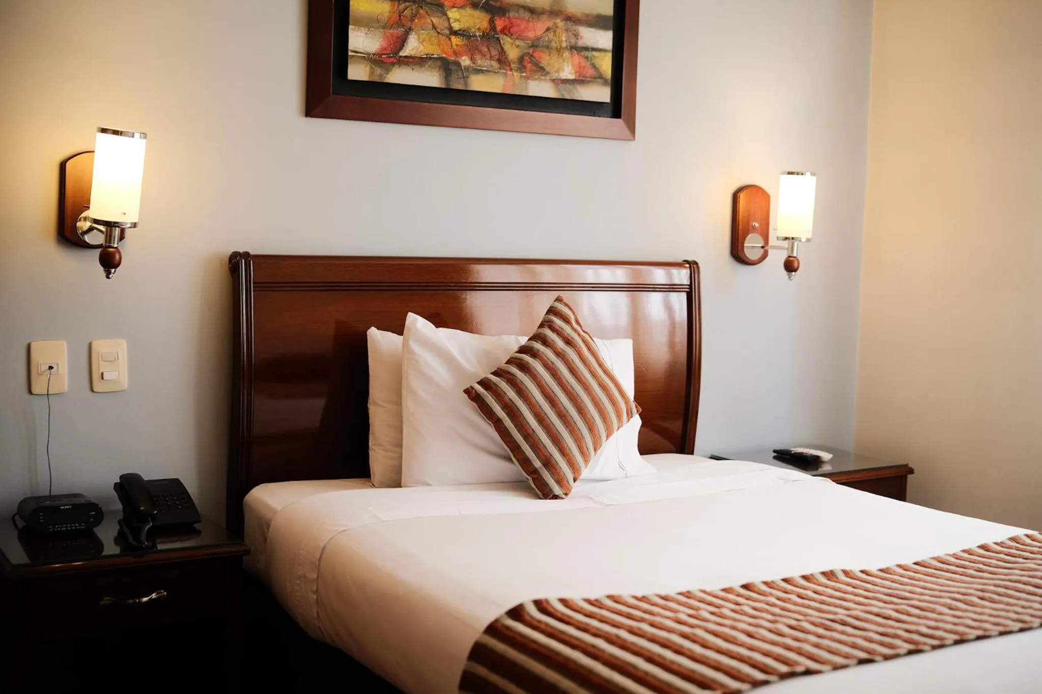 Bed in Hotel San Pablo