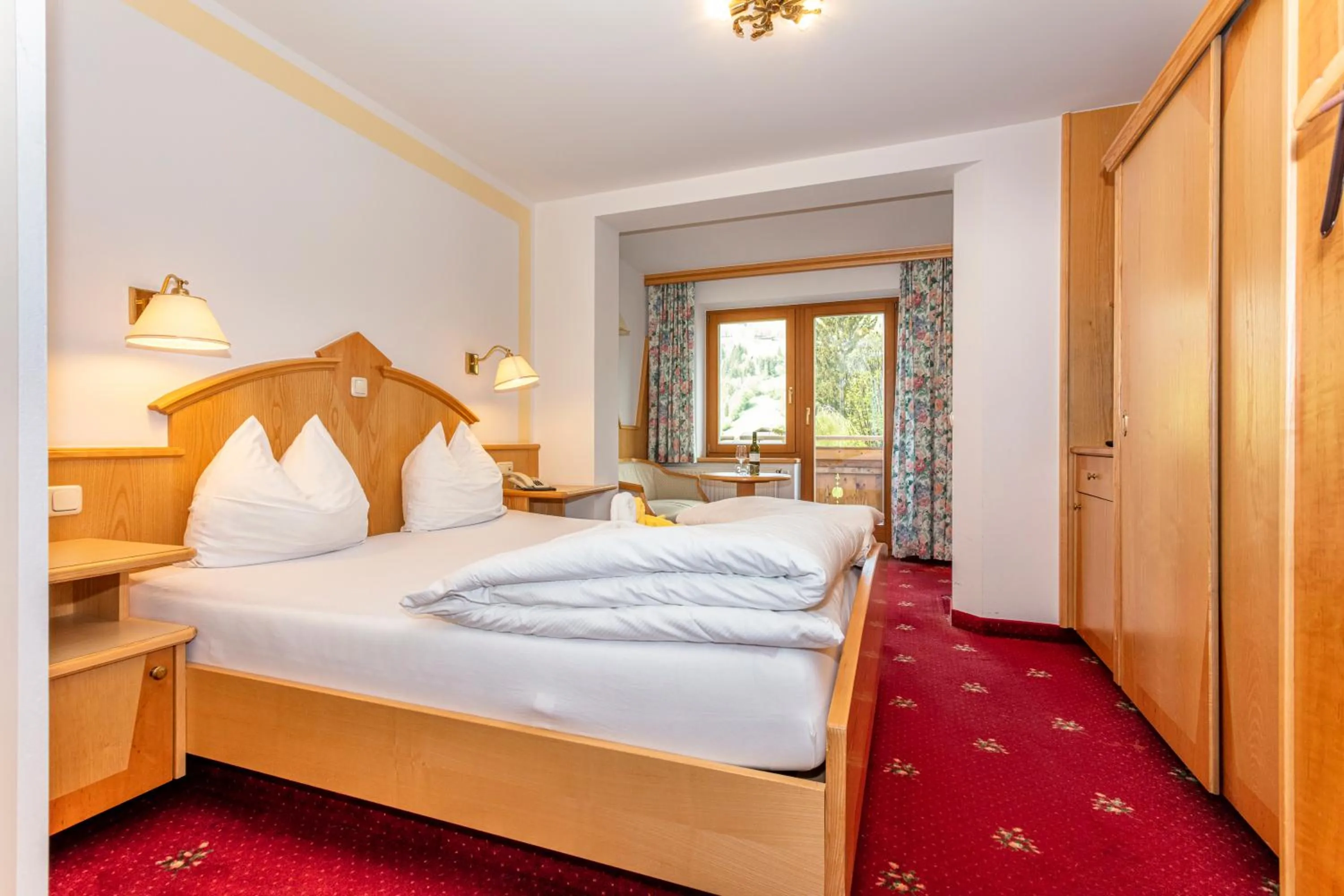 Bed in Hotel Bichlingerhof