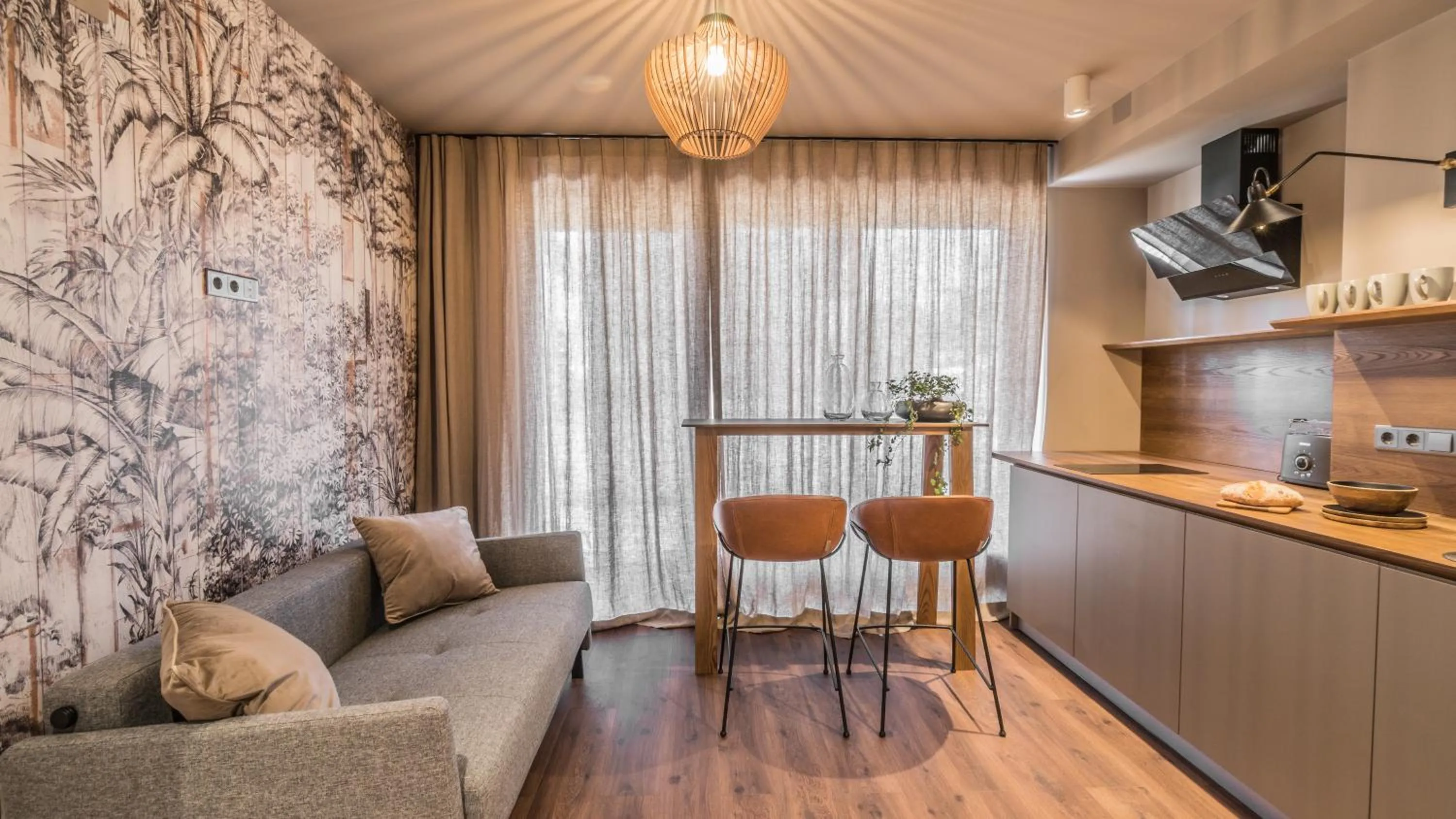 Kitchen or kitchenette in Tamara Suites & Apartments