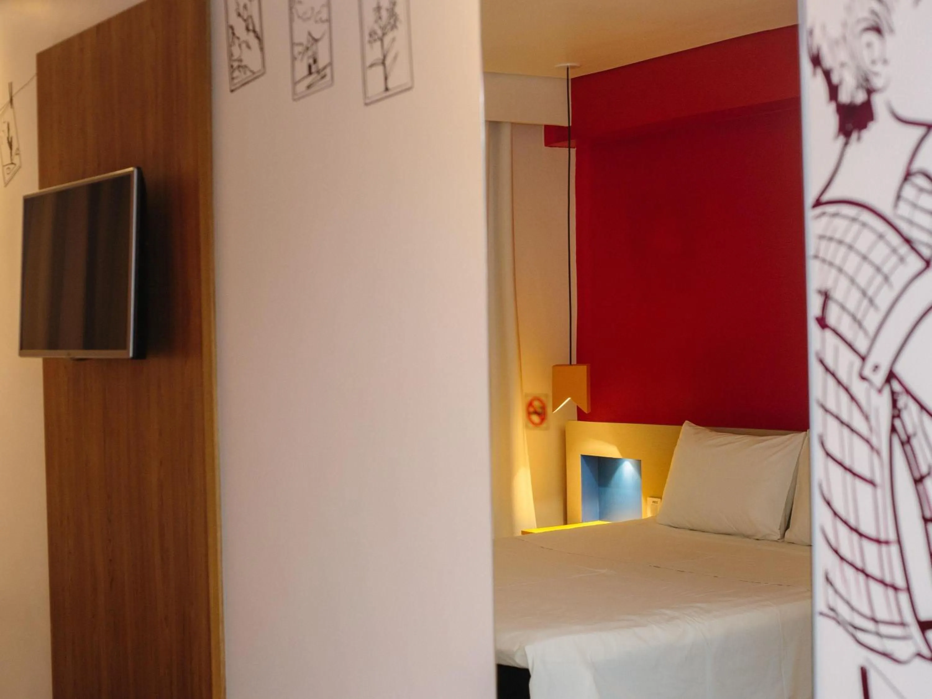 Bedroom, Bed in ibis Styles Campina Grande