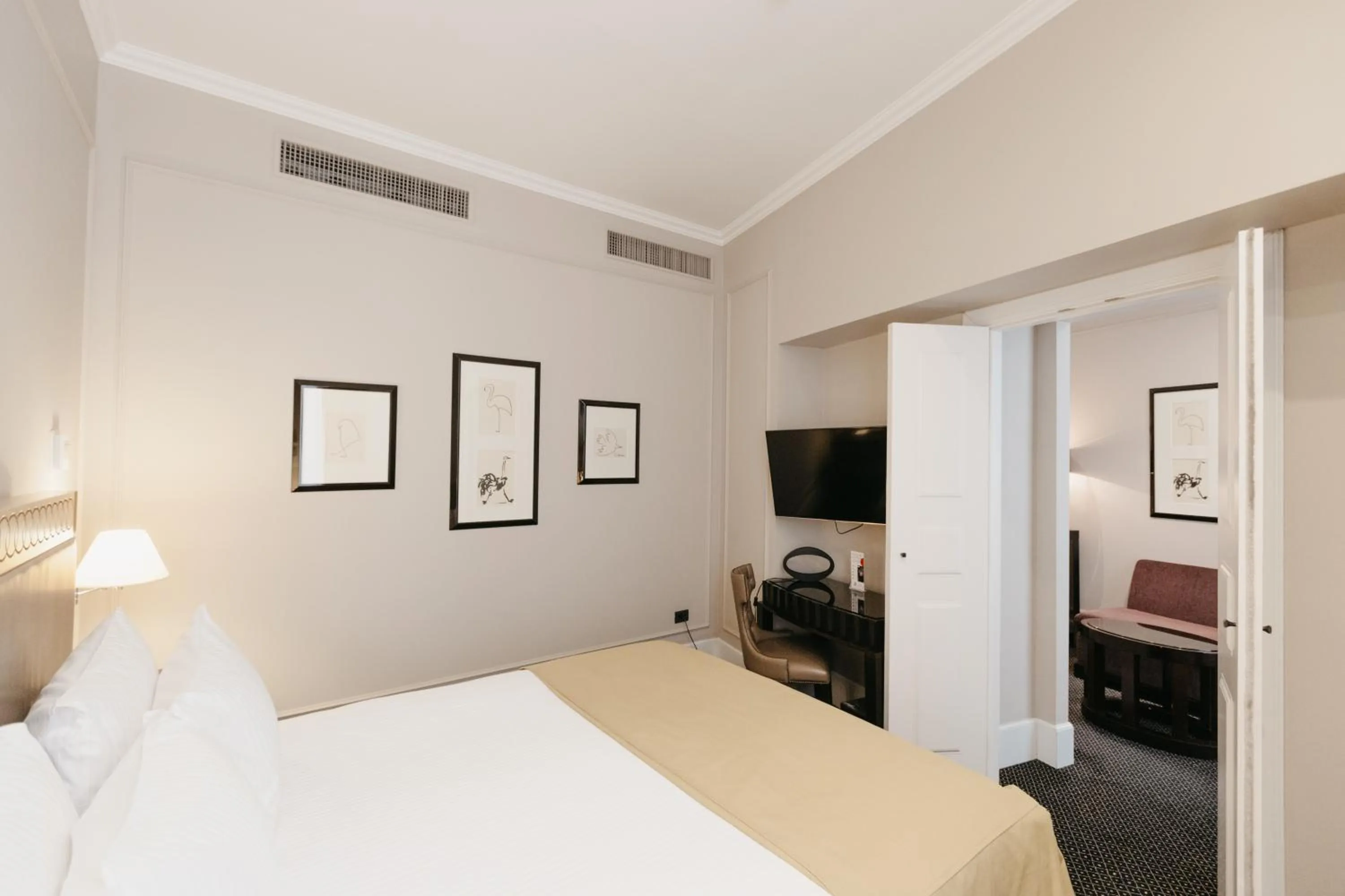 Bedroom, Bed in Grand Hotel Yerevan - Small Luxury Hotels of the World