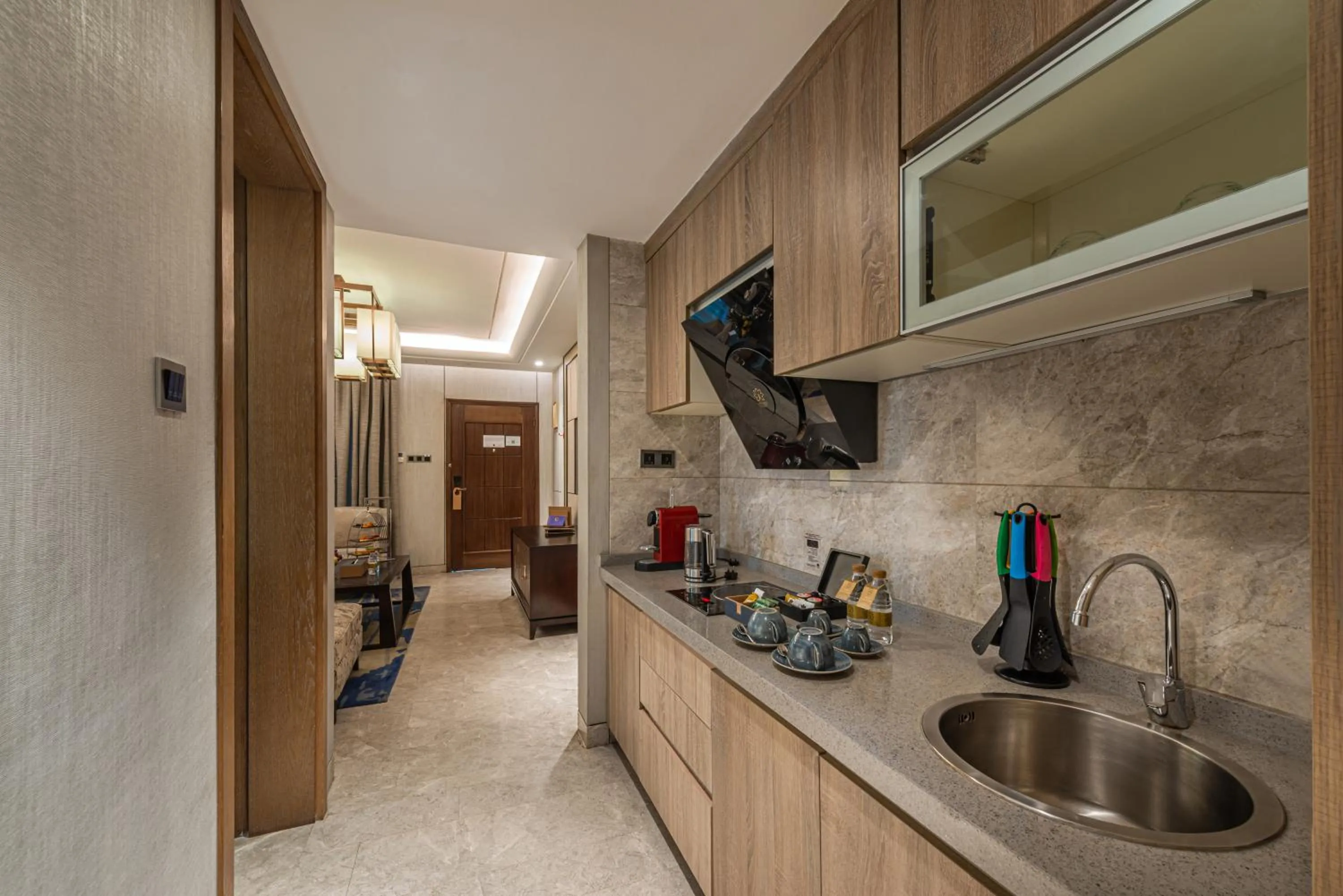 Kitchen or kitchenette in Narcissus Obhur Resort & Spa