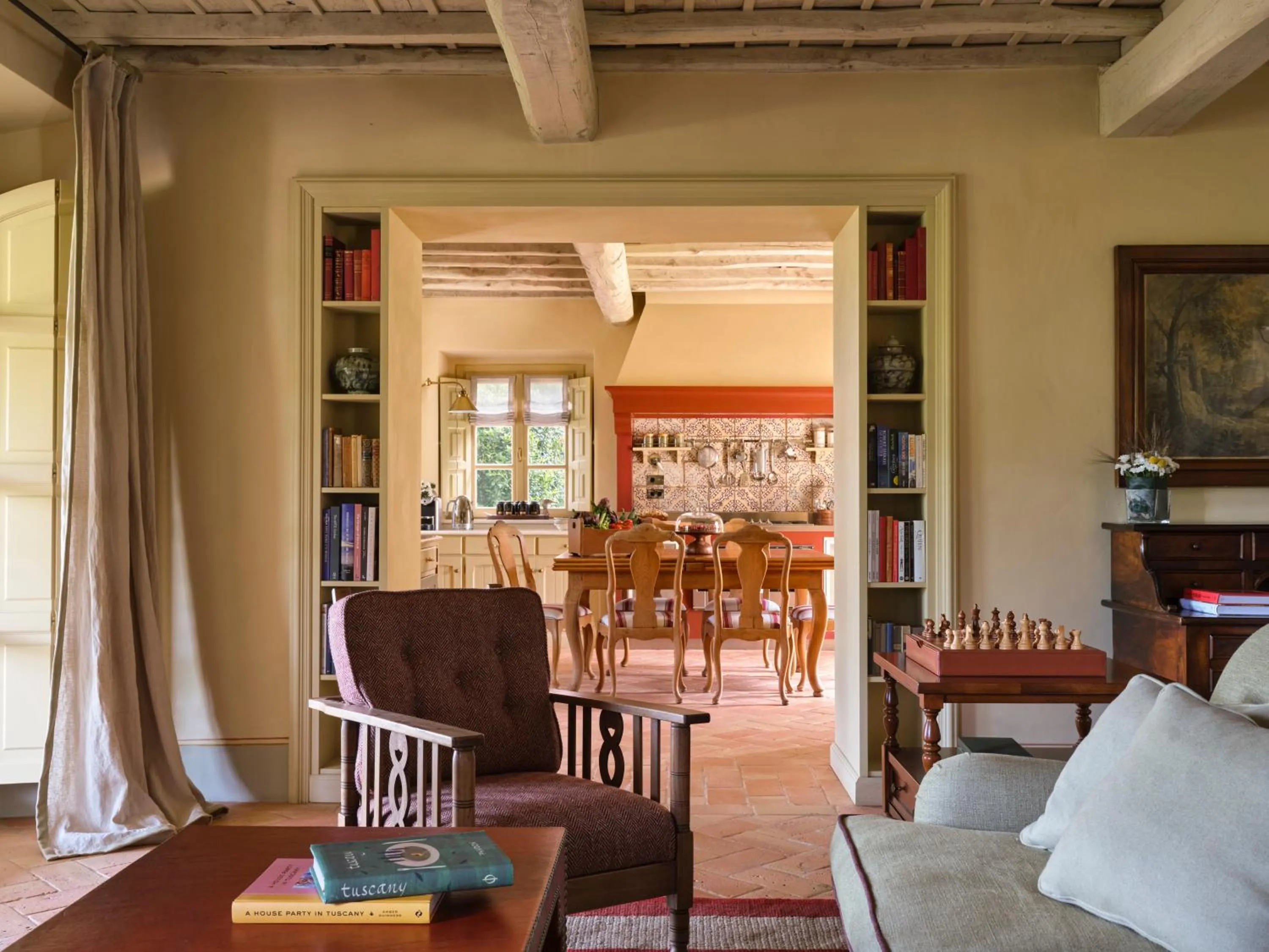 Living room in Castiglion del Bosco, A Rosewood Hotel