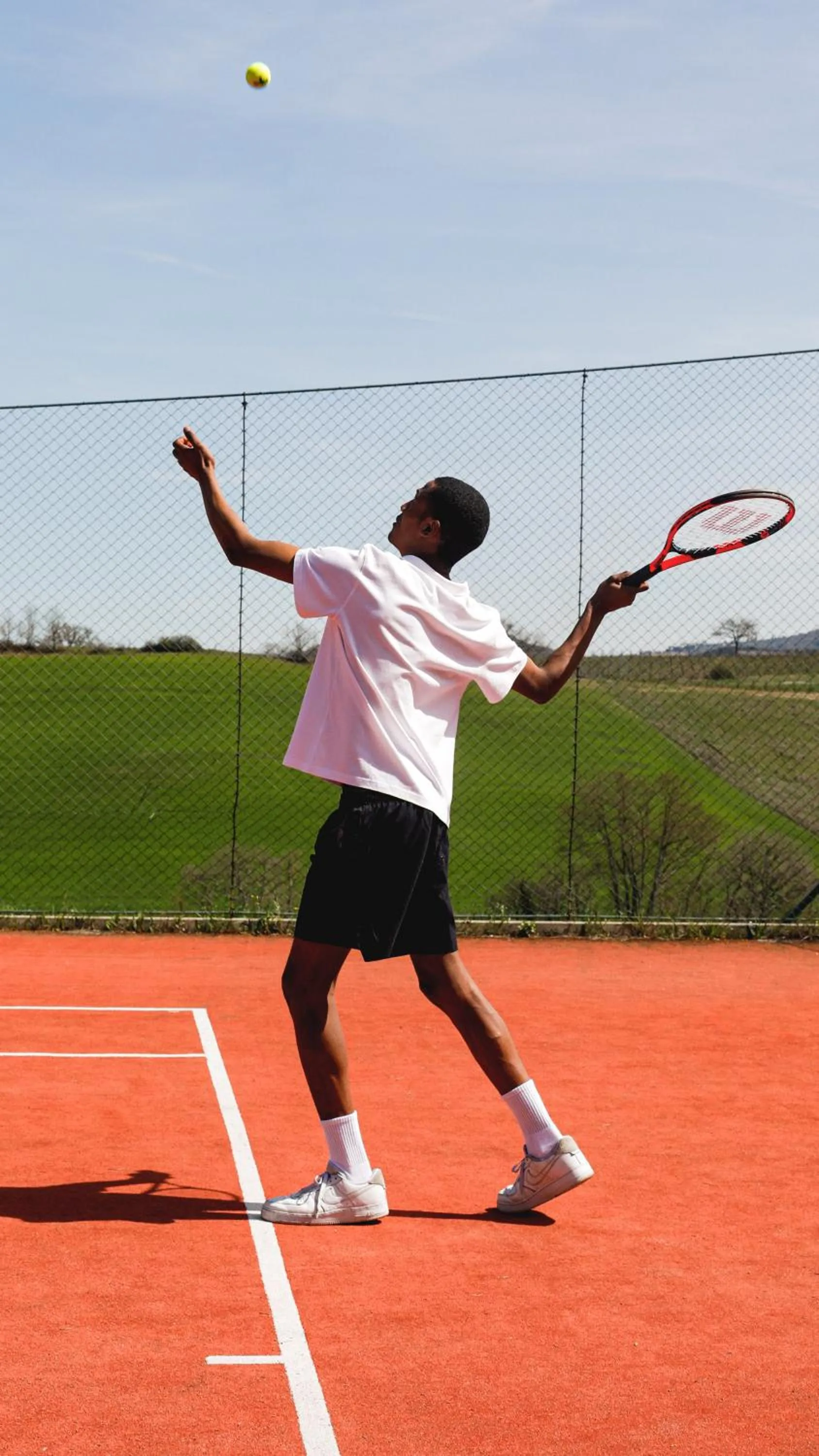 Tennis court in Castiglion del Bosco, A Rosewood Hotel