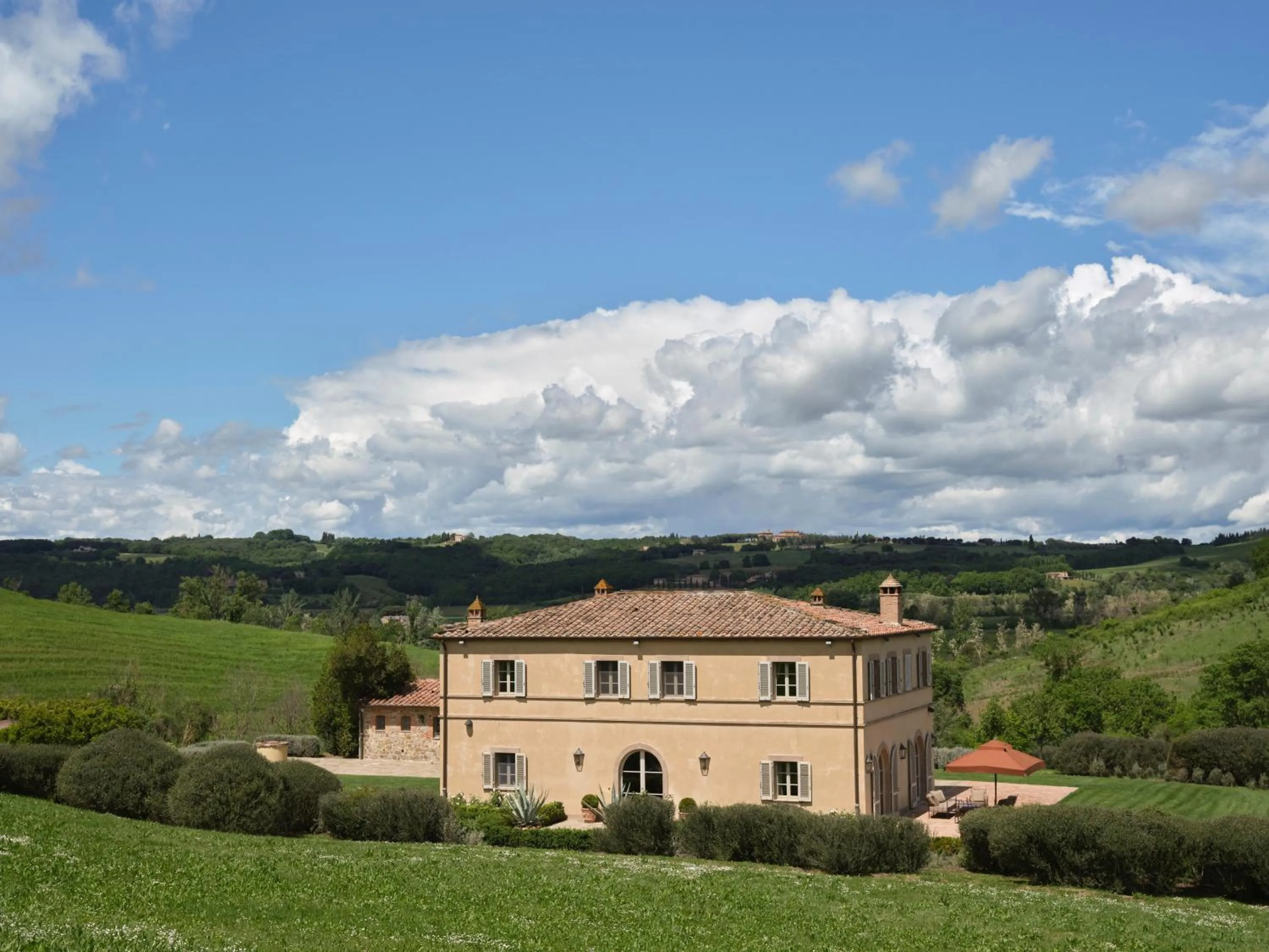 Facade/entrance in Castiglion del Bosco, A Rosewood Hotel