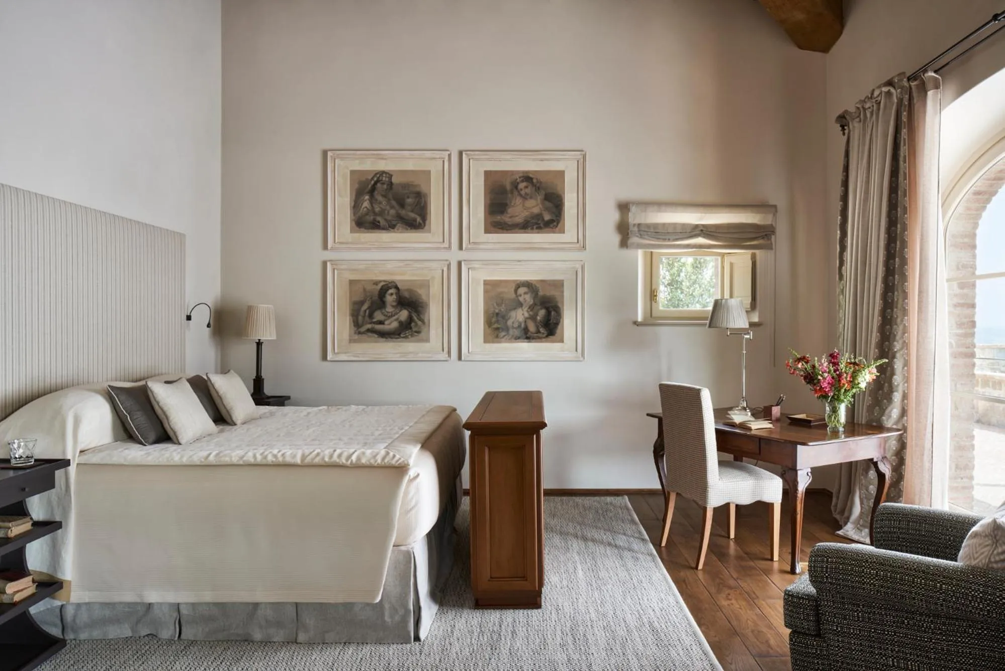 Bedroom in Castiglion del Bosco, A Rosewood Hotel