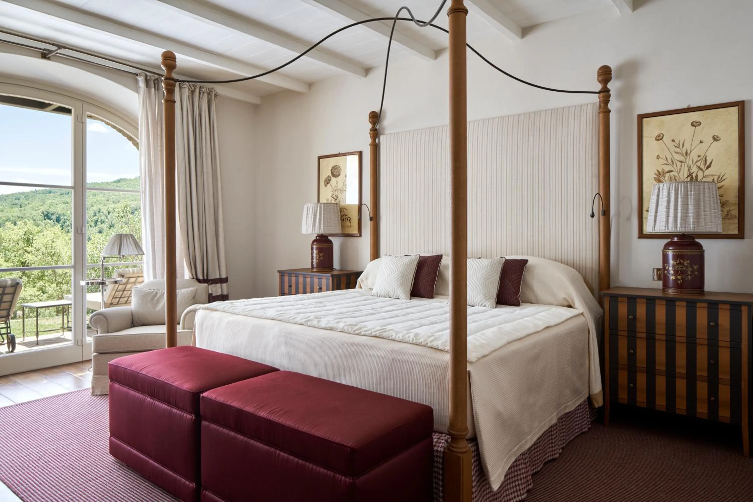 Bedroom, Bed in Castiglion del Bosco, A Rosewood Hotel