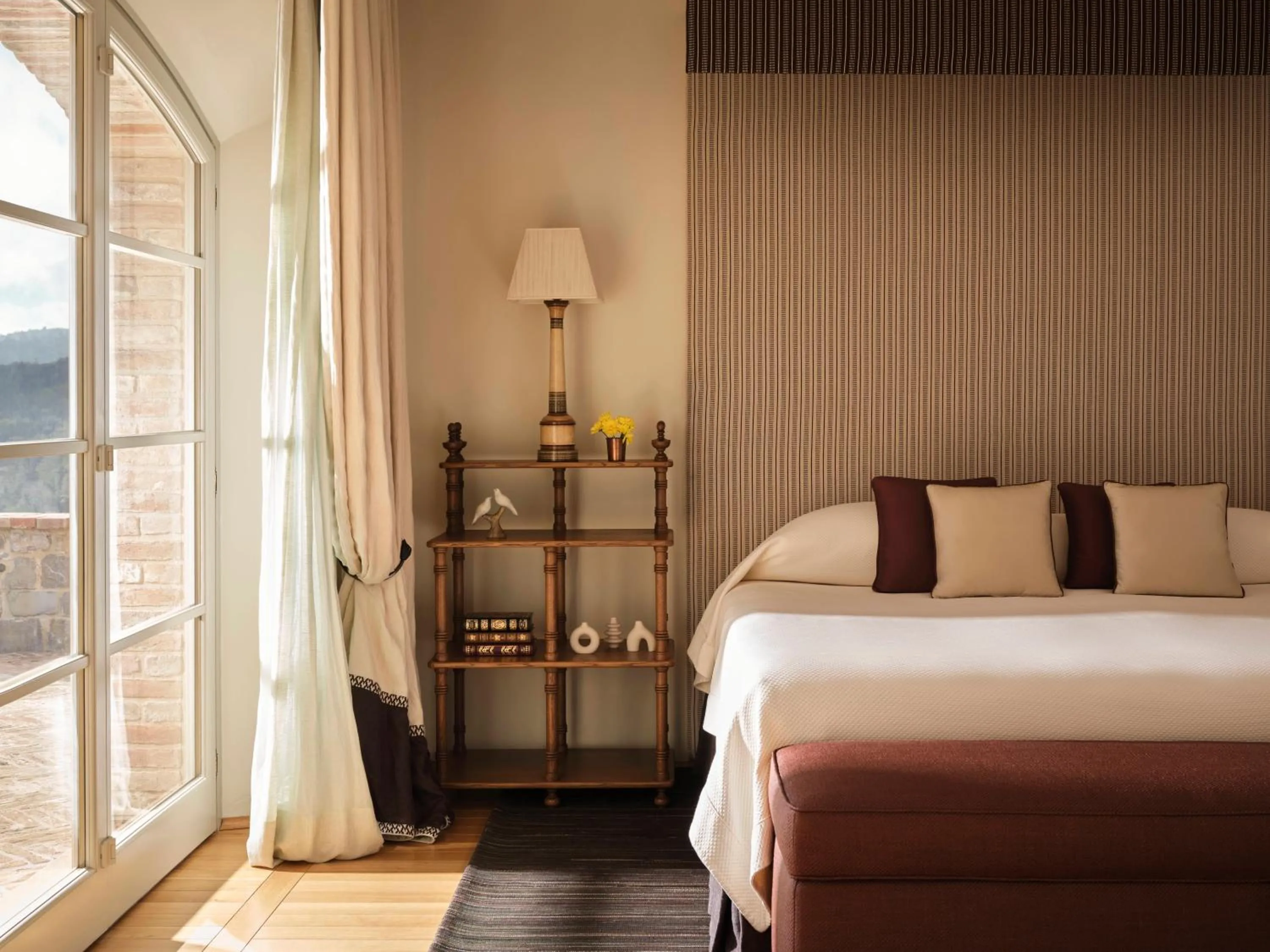 Bedroom, Bed in Castiglion del Bosco, A Rosewood Hotel