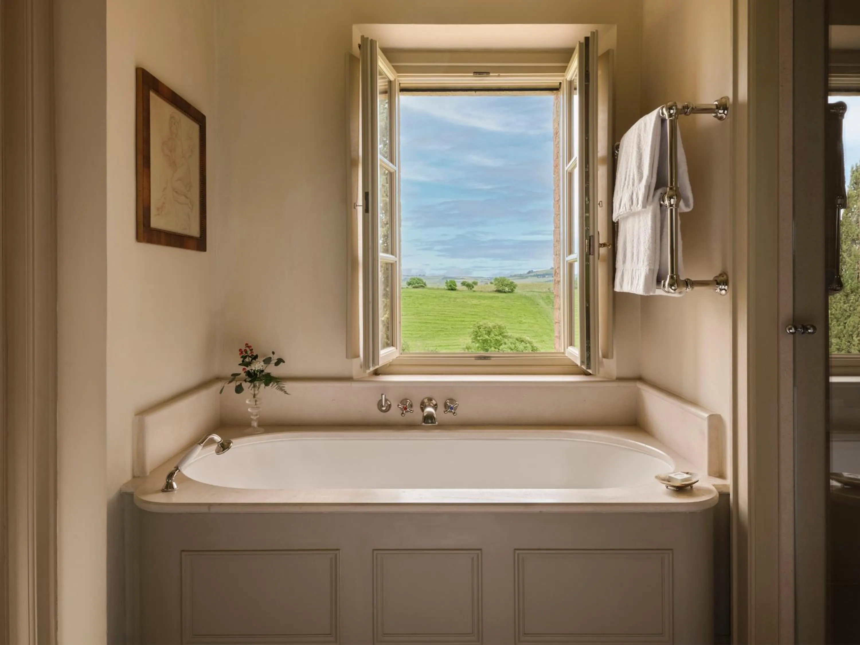 Bathroom in Castiglion del Bosco, A Rosewood Hotel