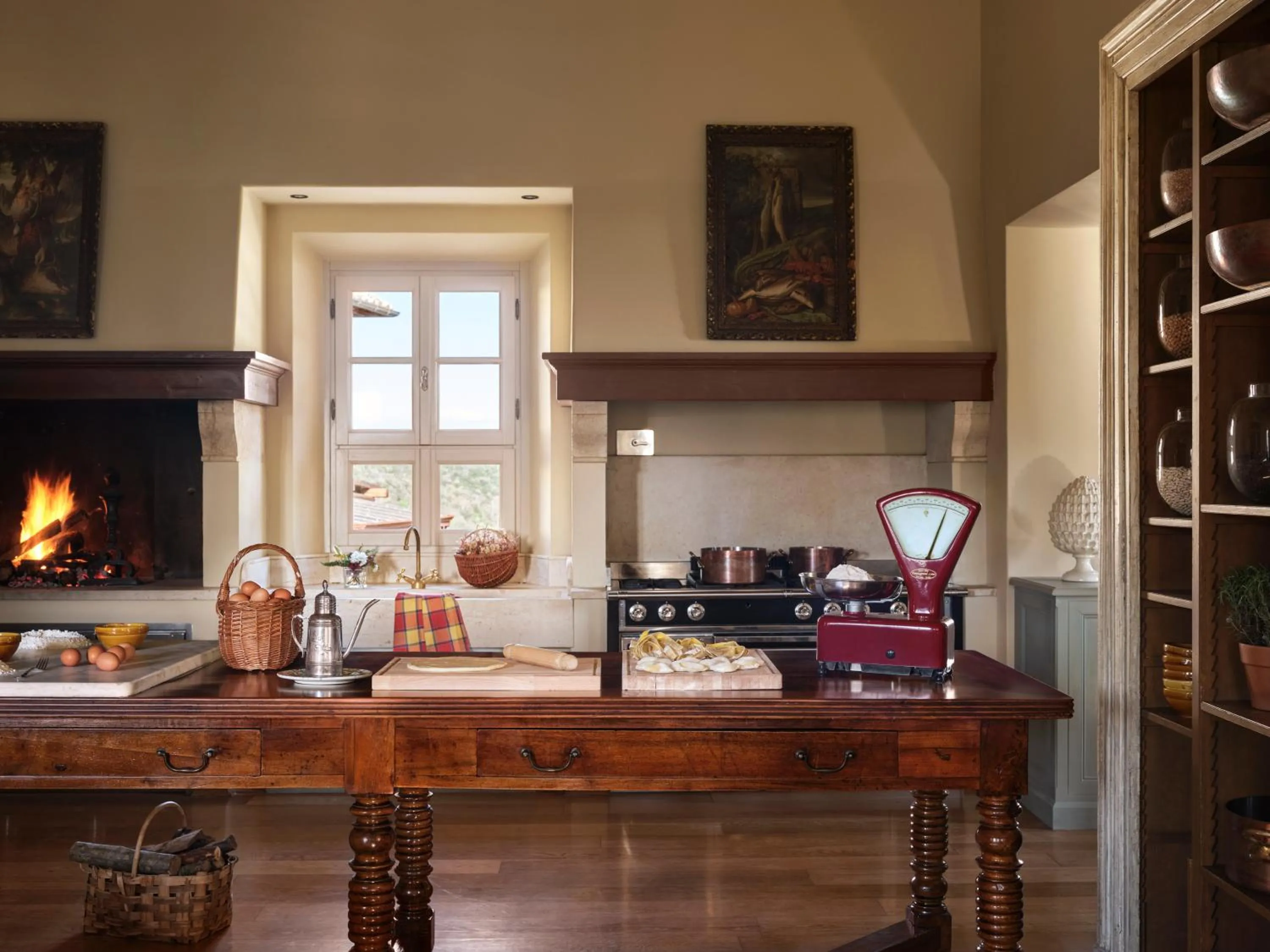 Kitchen or kitchenette in Castiglion del Bosco, A Rosewood Hotel