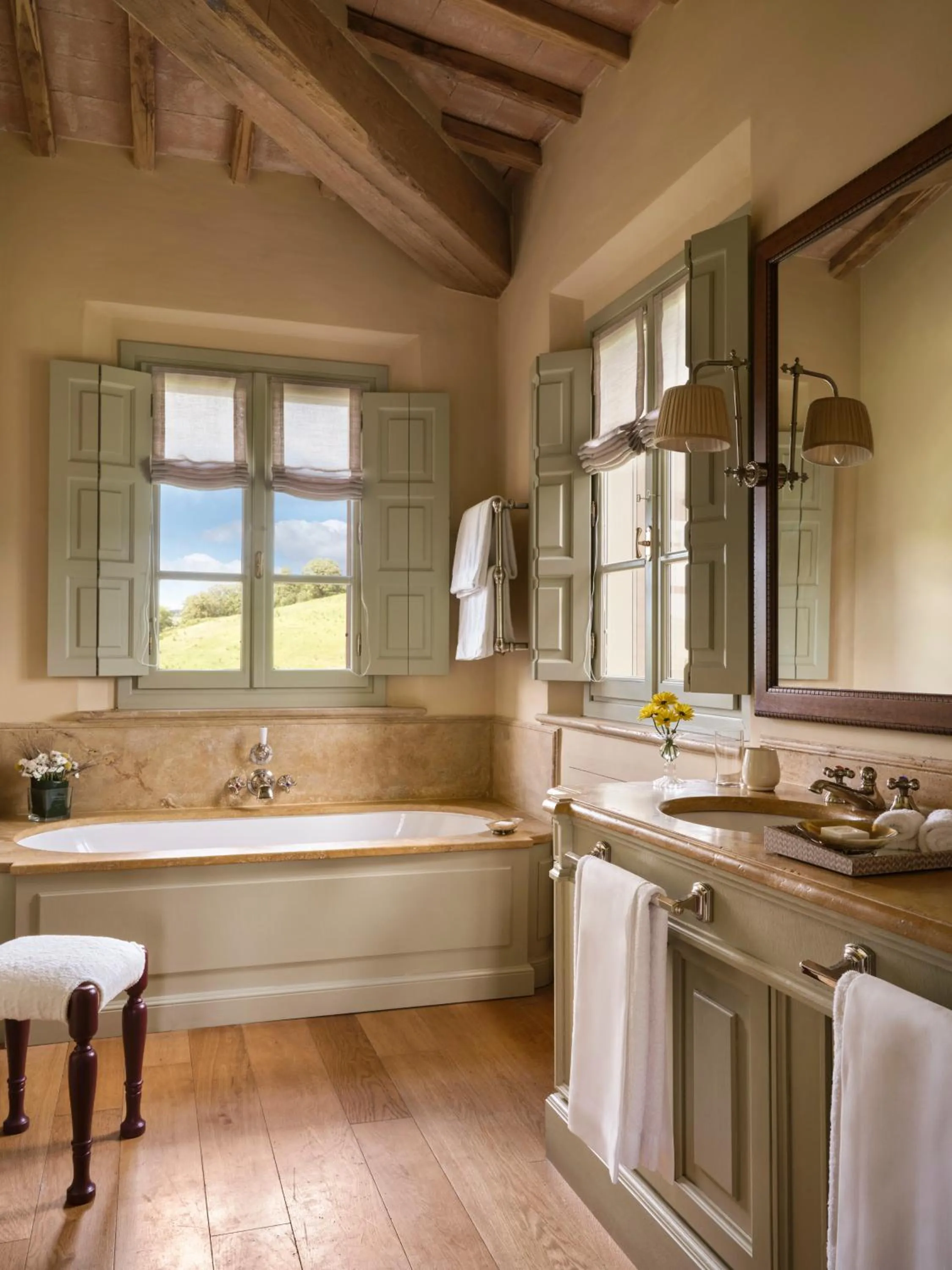 Bathroom in Castiglion del Bosco, A Rosewood Hotel